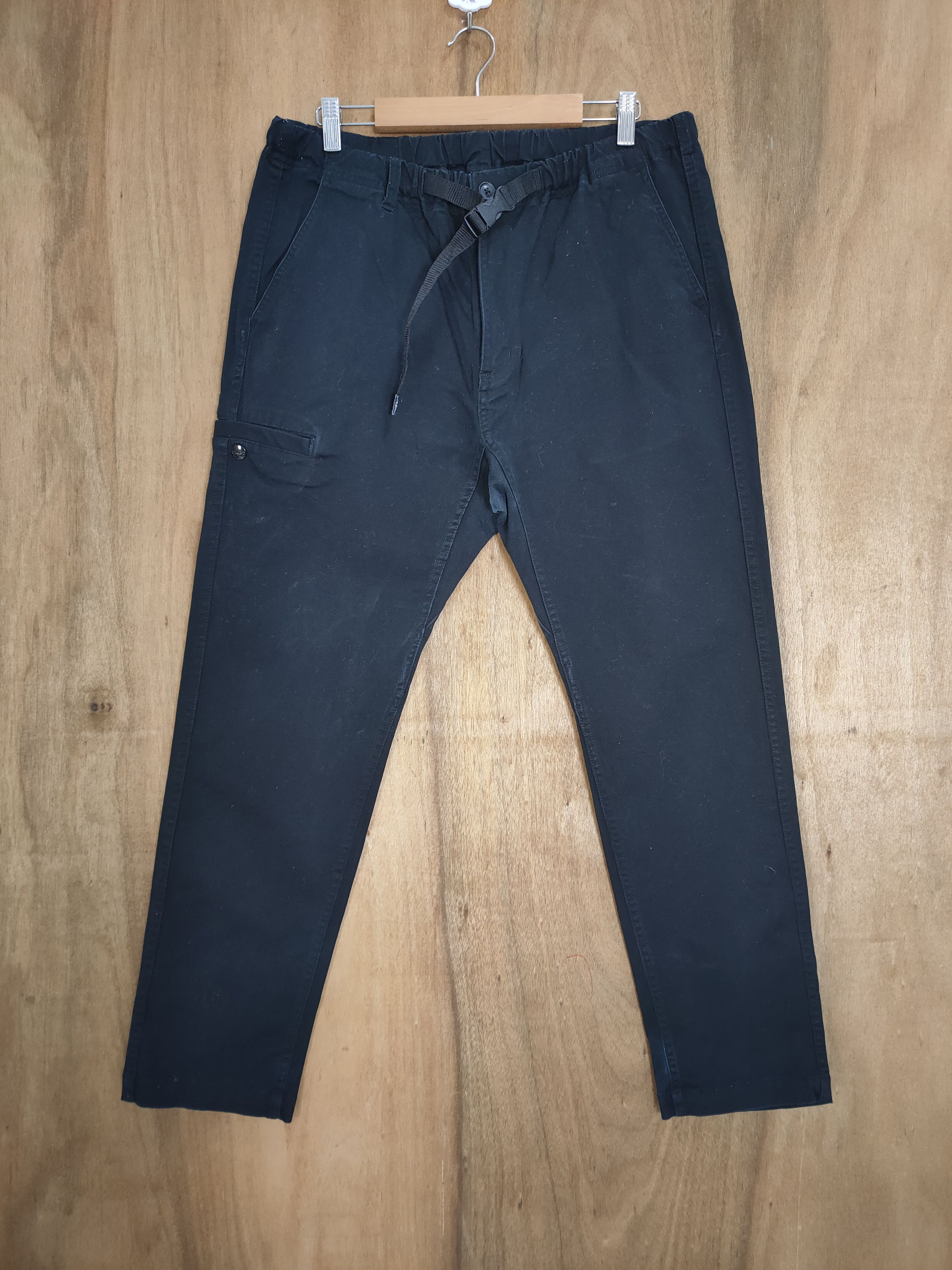 All Blacks × Japanese Brand CAM7 BUCKLE BLACK CARGO PANTS Size US 34 / EU 50 - 14 Thumbnail