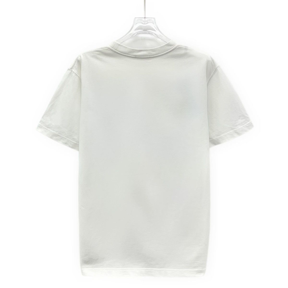 Dior Dior White Floral Flocked Short Sleeve T-shirt K26WX Size S / US 4 / IT 40 - 2 Thumbnail