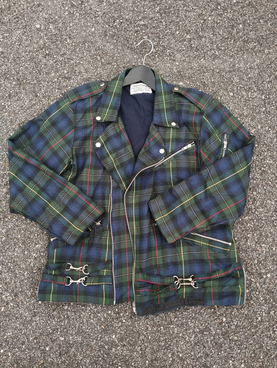 Seditionaries × Vintage RARE seditionaries king mob london tartan jacket Size US M / EU 48-50 / 2 - 3 Thumbnail