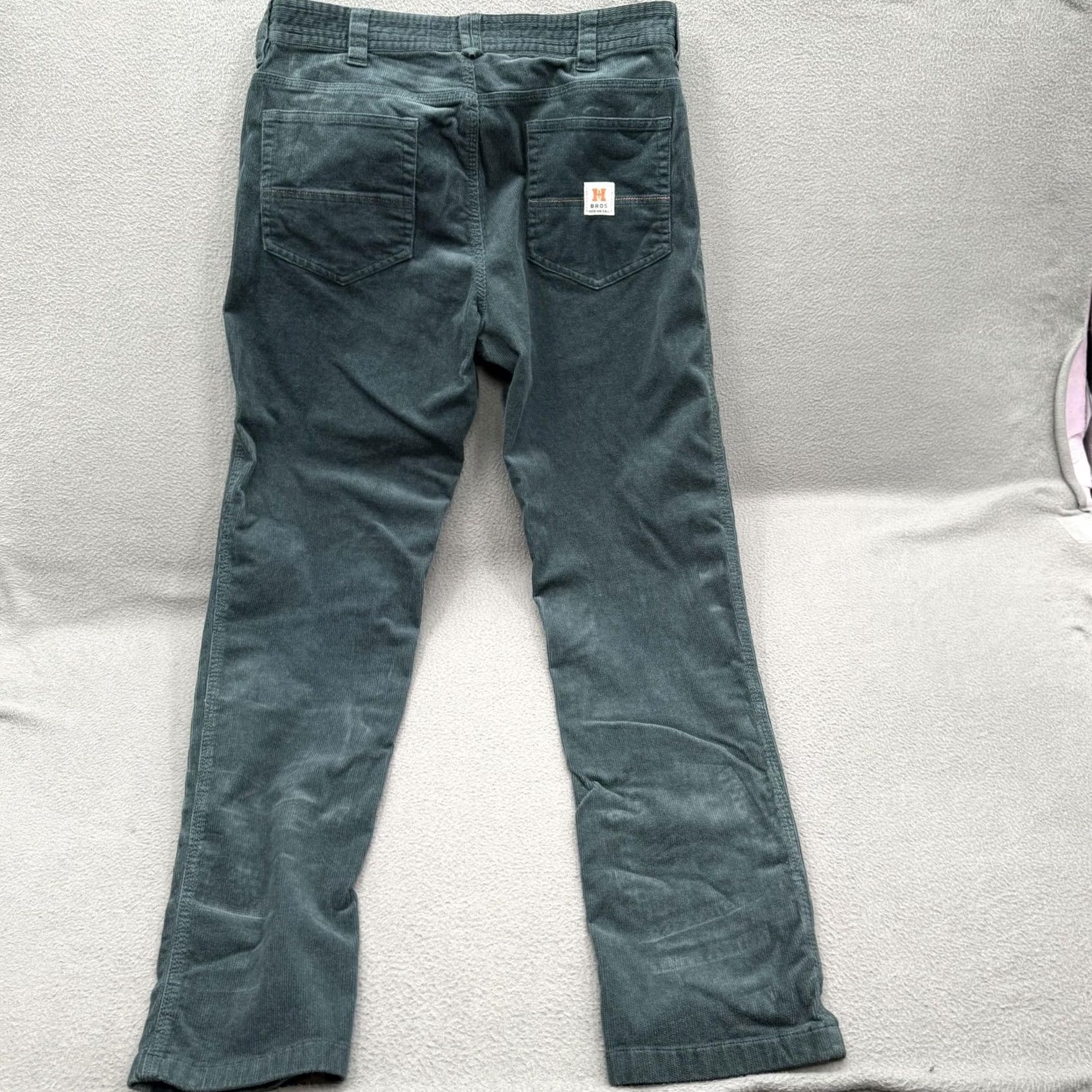 Howler Brothers Howler Brothers Pants Mens 32x32 Frontside 5-Pocket Corduroy Green Size US 32 / EU 48 - 2 Thumbnail