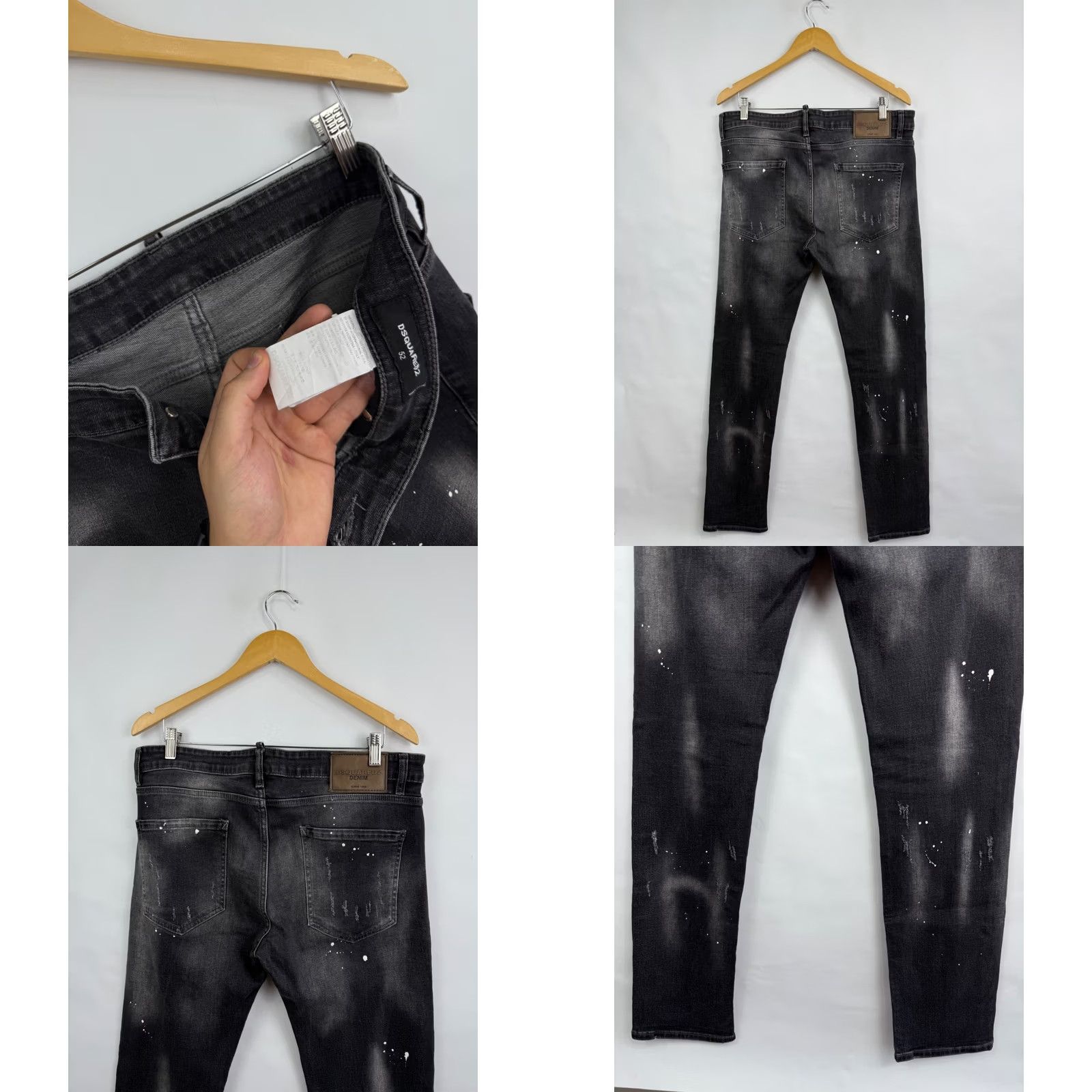 Dsquared2 Dsquared2 Avant Gard Jeans Made In Italy Y2K Rare Retro Jeans Men 52 Black Vintage Size US 36 / EU 52 - 8 Thumbnail