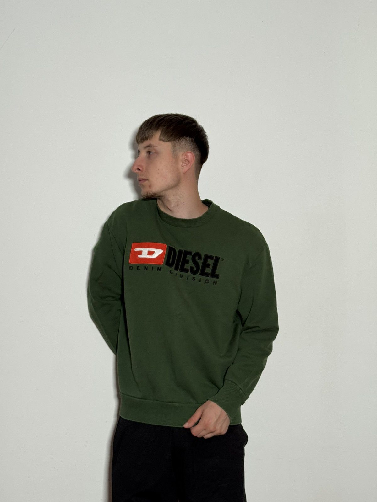 Diesel Vintage sweatshirt diesel y2k big logo Size US M / EU 48-50 / 2 - 3 Thumbnail