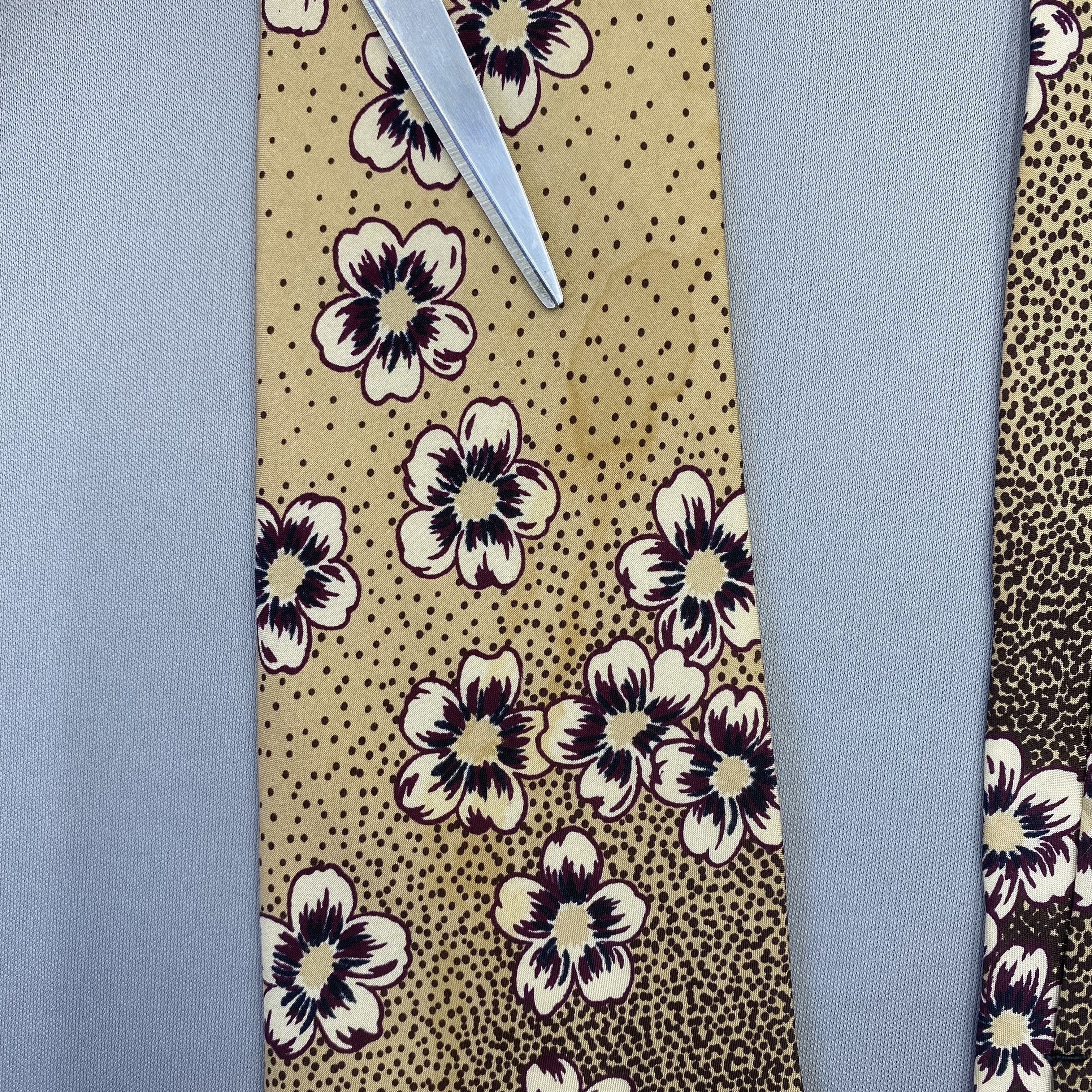 Hanae Mori Vintage Hanae Mori SILK Necktie Cravate Pure Silk Neck Tie Size ONE SIZE - 9 Thumbnail