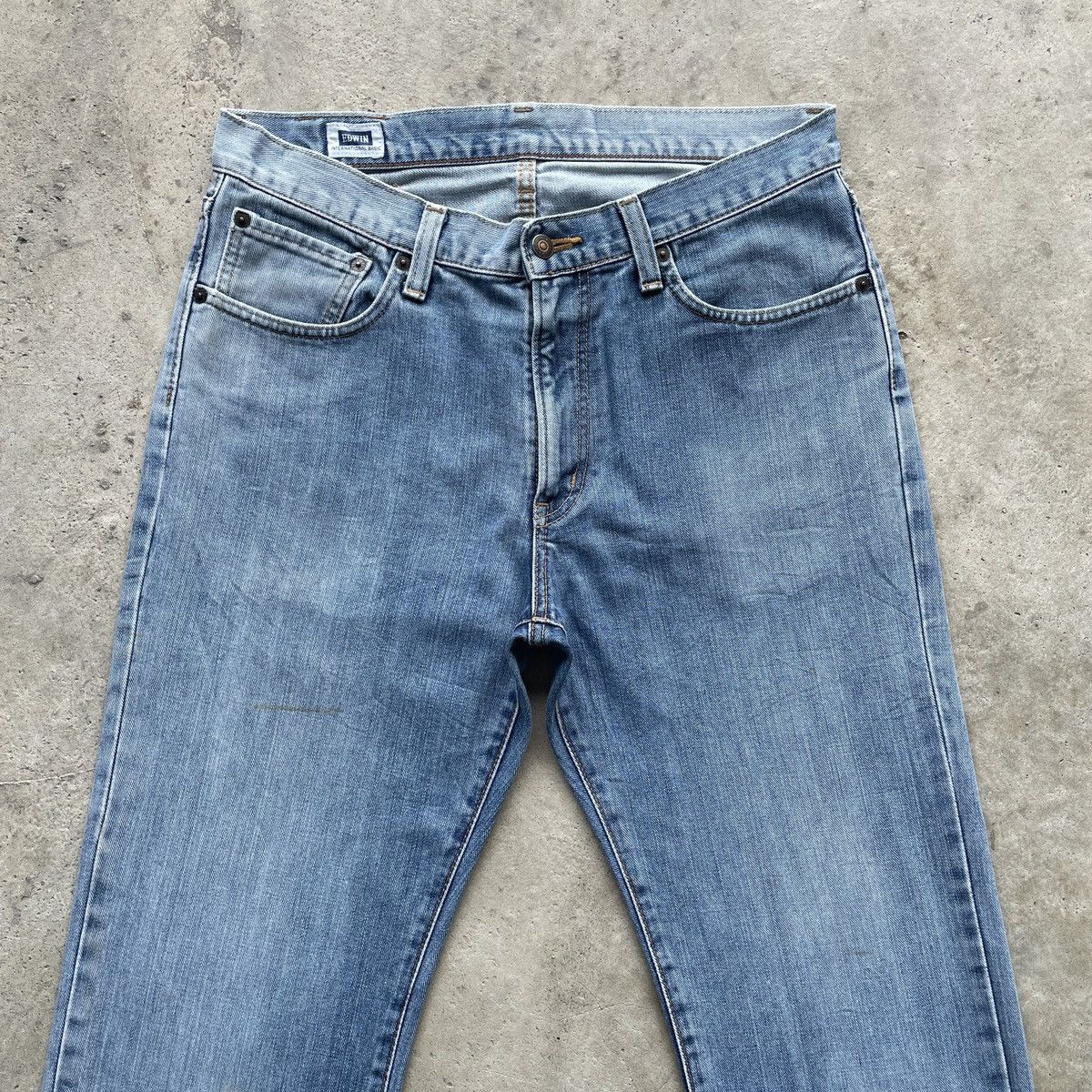 Edwin W33💥 Vintage Edwin Faded Made In Japan Jeans Pants Denim Size US 33 - 3 Thumbnail