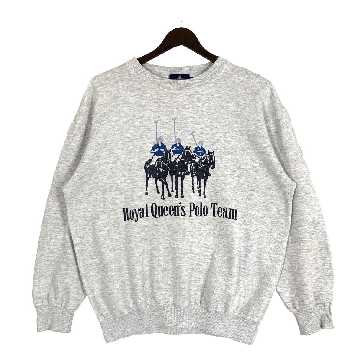 Vintage Royal Queen's Polo Team Sportswear Sweatshirt Size L