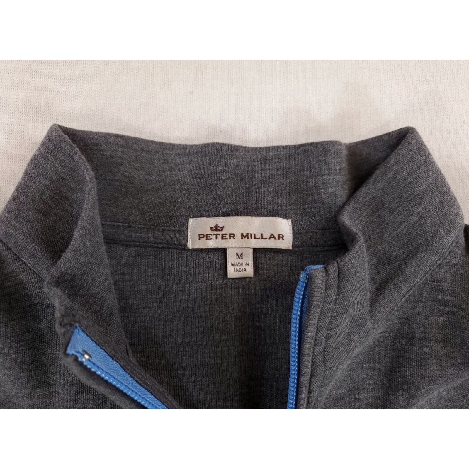 Peter Millar Peter Millar Crown Comfort 1/4 Zip Shirt Gray Performance Long Sleeve Mens M Size US M / EU 48-50 / 2 - 2 Thumbnail