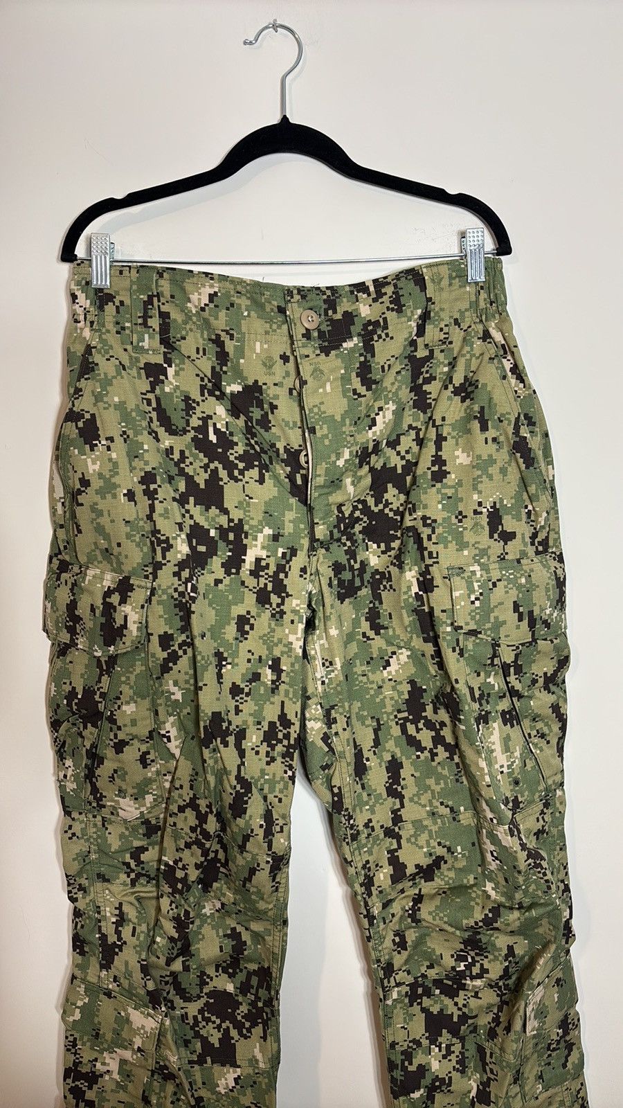 Other Vintage Military Camo Cargo Fatigue Pants Size US 34 / EU 50 - 2 Thumbnail