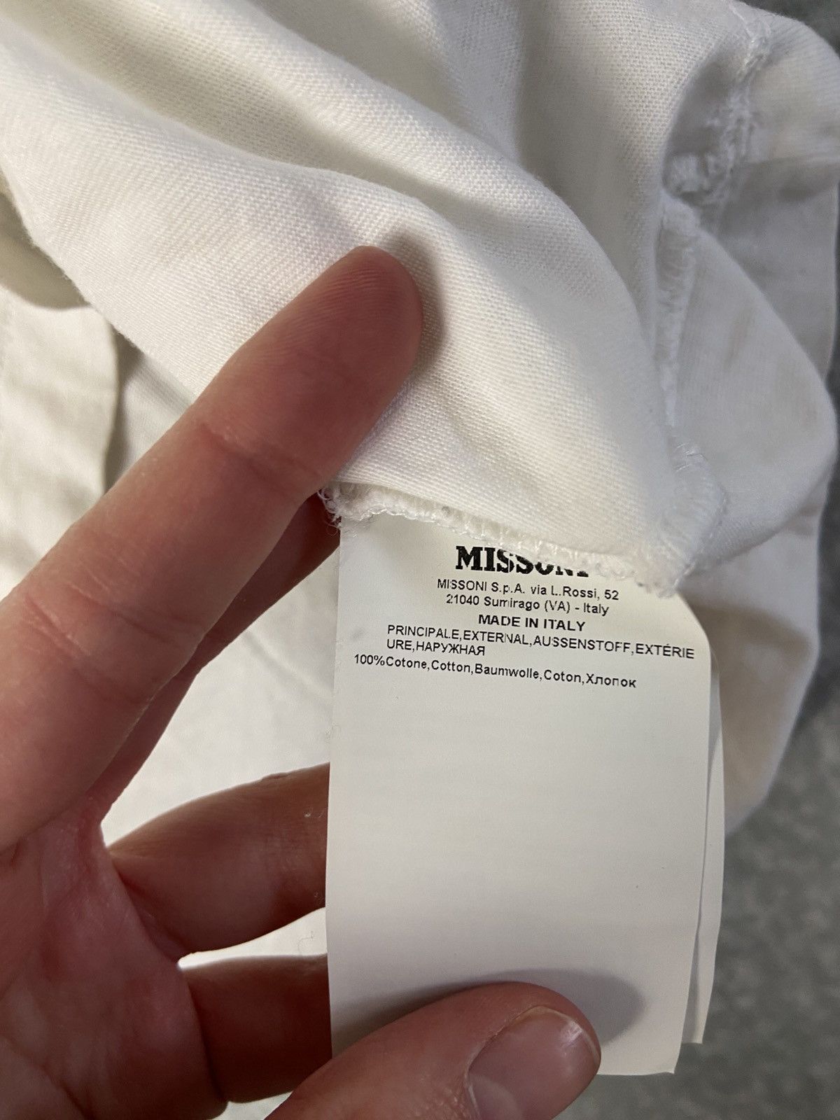 Missoni Missoni Emboidered Logo T-Shirt Size US S / EU 44-46 / 1 - 4 Thumbnail