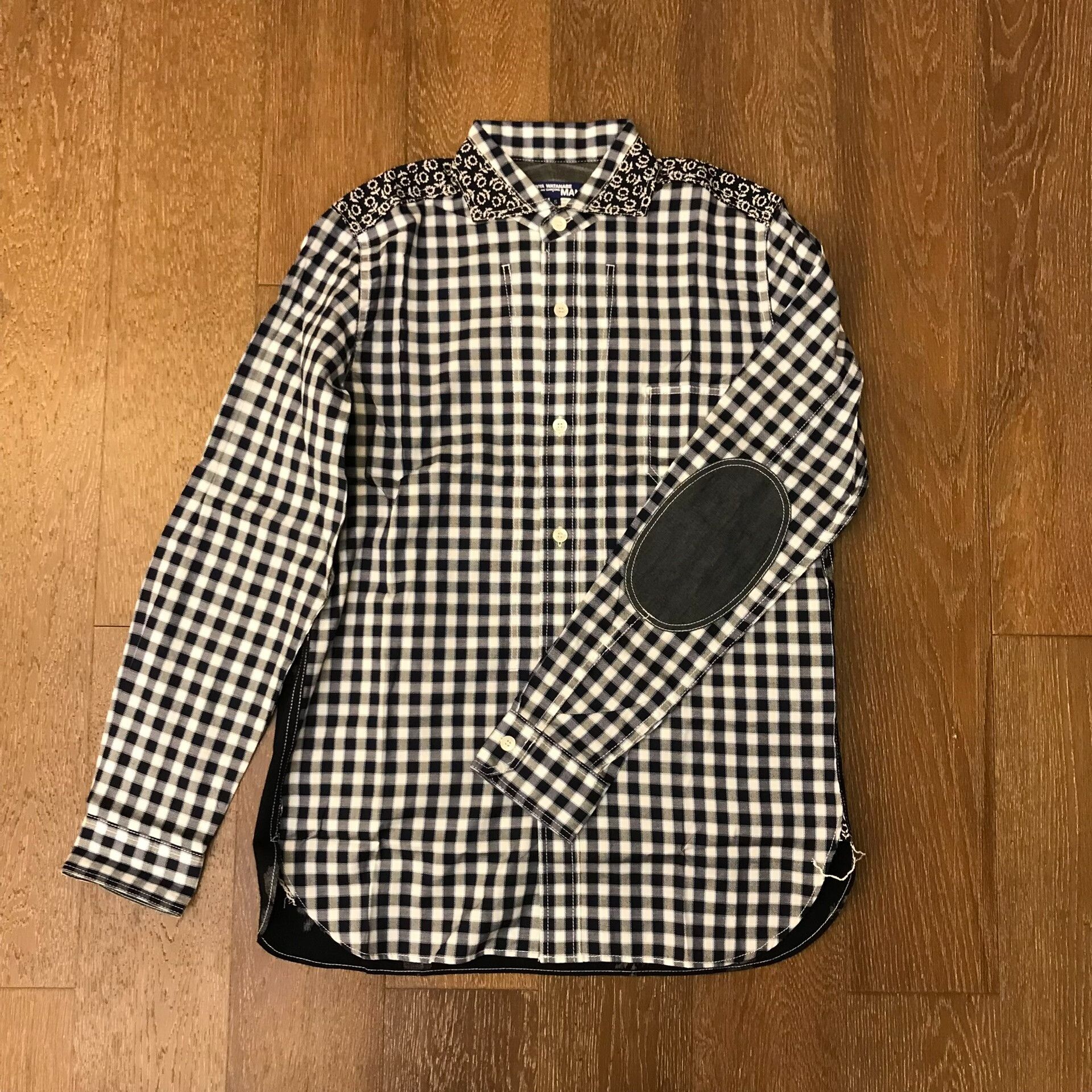 Junya Watanabe Junya Watanabe Man Floral Plaid Shirt Size US S / EU 44-46 / 1 - 1 Thumbnail