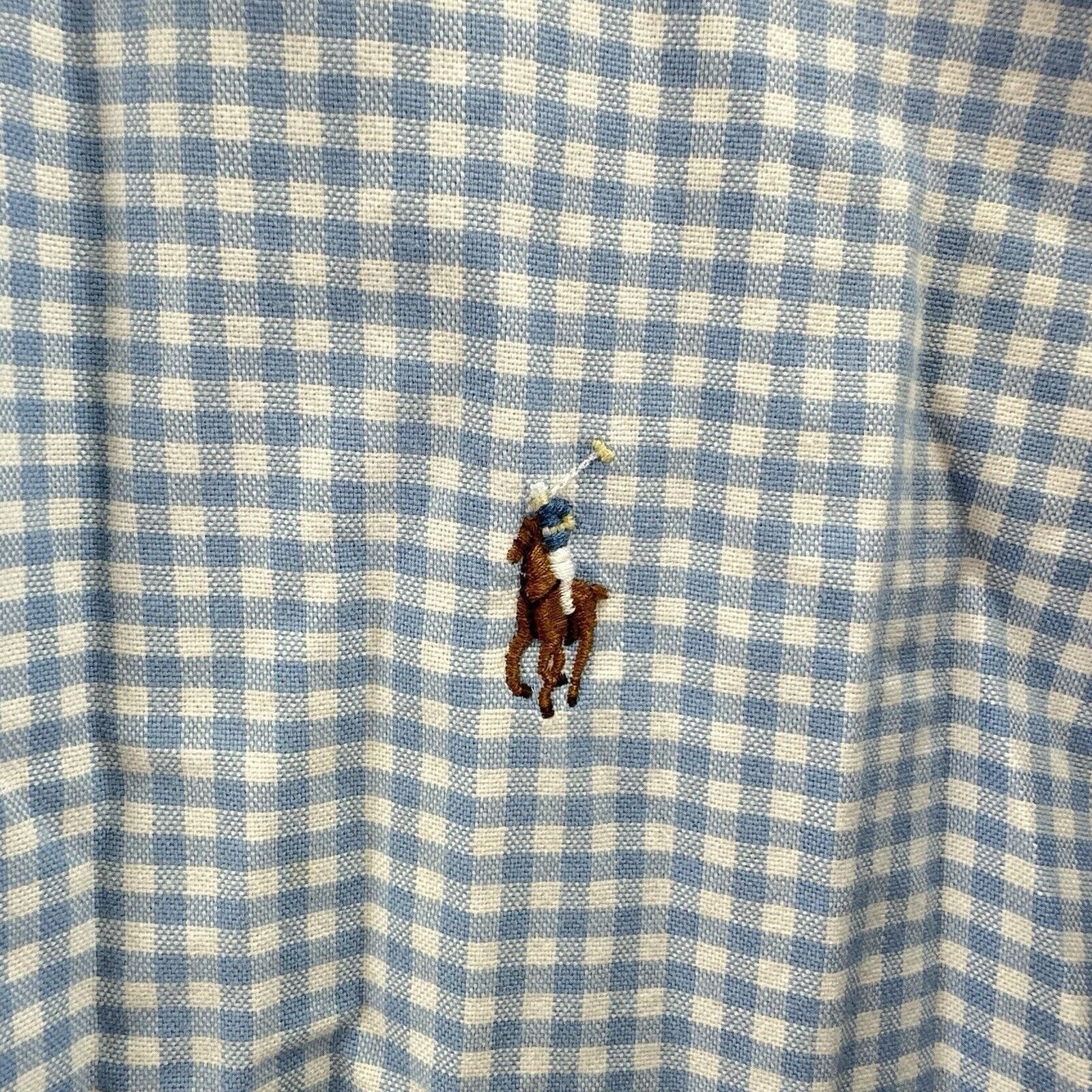 Ralph Lauren Ralph Lauren Classic Fit Shirt Men’s L Blue/White Checkered Size US L / EU 52-54 / 3 - 3 Thumbnail