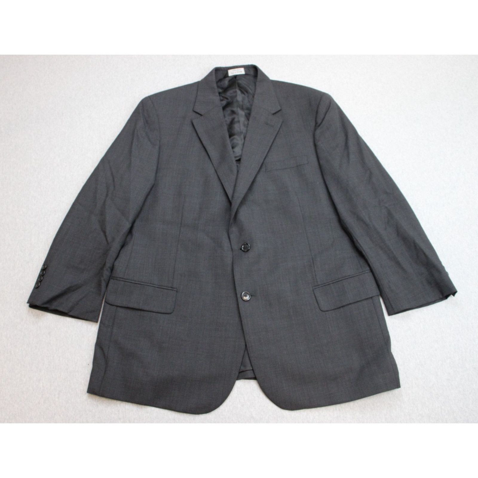 Jos. A. Bank Jos A Bank Blazer Mens 46R Gray Wool 2 Button Notch Lapel Size 46R - 1 Thumbnail