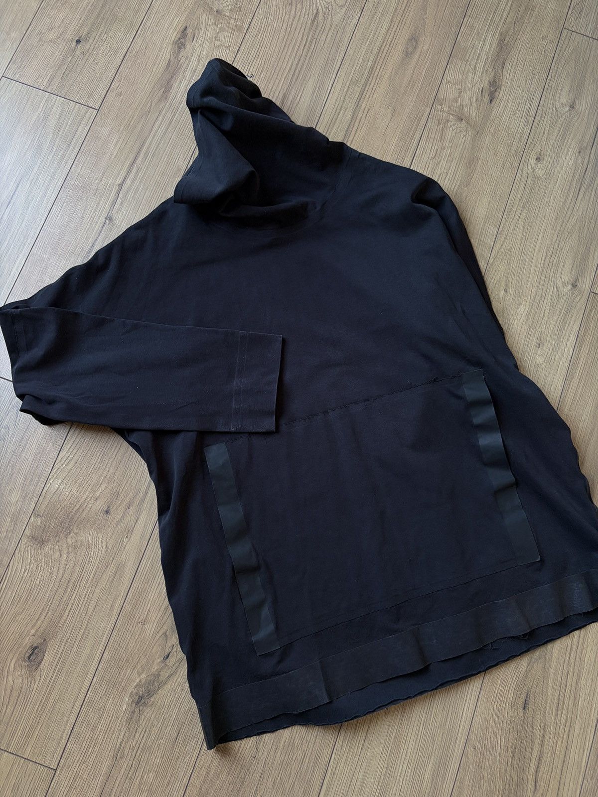 Other Barbara Alan Avant Garde Black Hooded Sweatshirt Robe Size US S / EU 44-46 / 1 - 13 Thumbnail