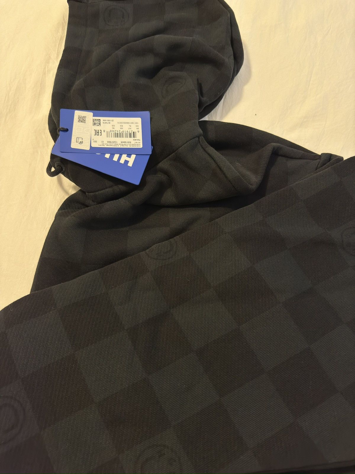 Checkerboard Loose Fit Hoodie