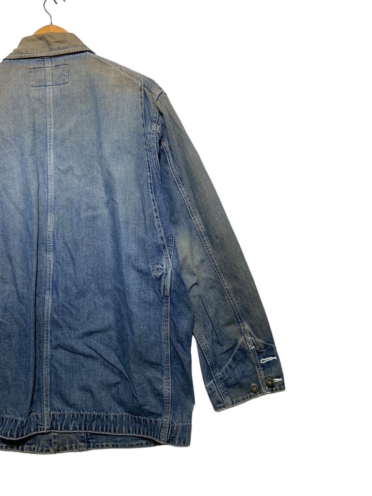 Polo Ralph Lauren 🔥VTG POLO SPORT WORKWEAR DENIM CHORE JACKET Size US L / EU 52-54 / 3 - 8 Thumbnail