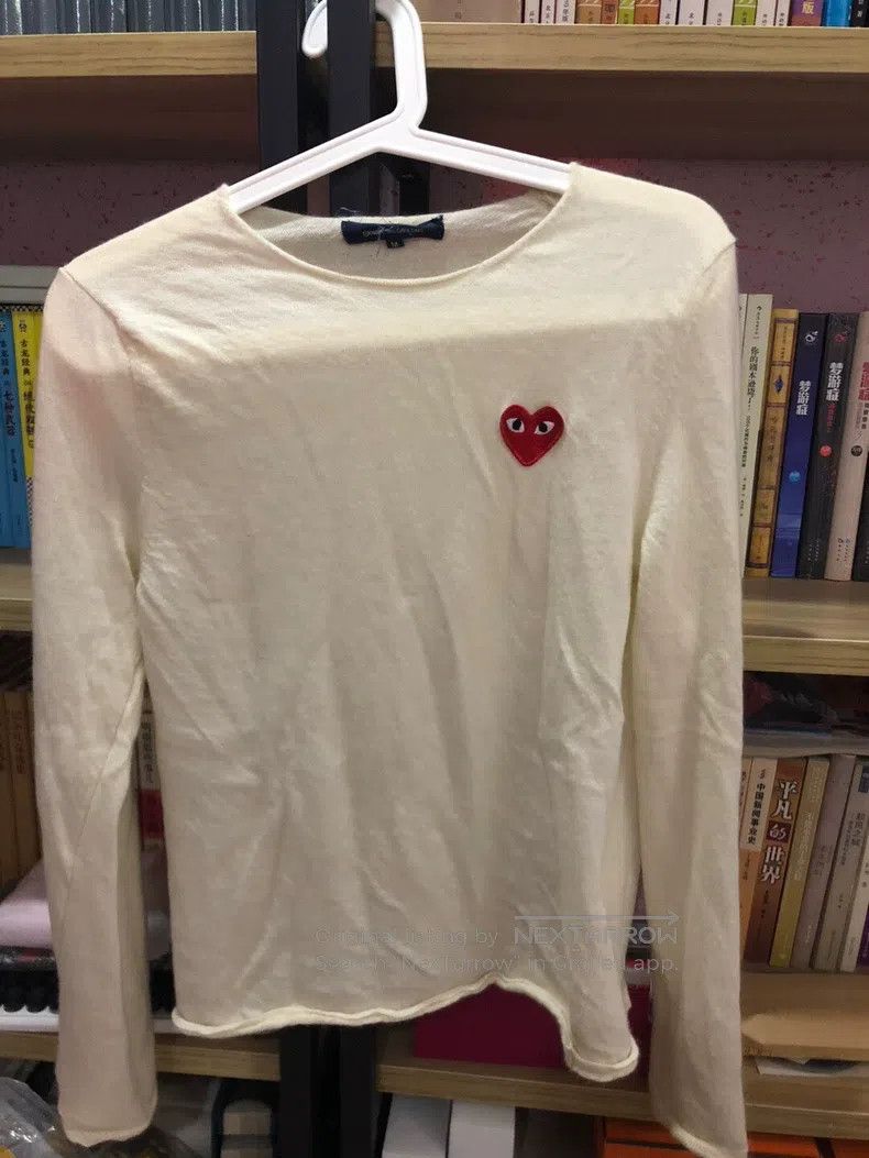 Comme des Garcons Comme Des Garcons White Cashmere Sweater Size M / US 6-8 / IT 42-44 - 1 Thumbnail