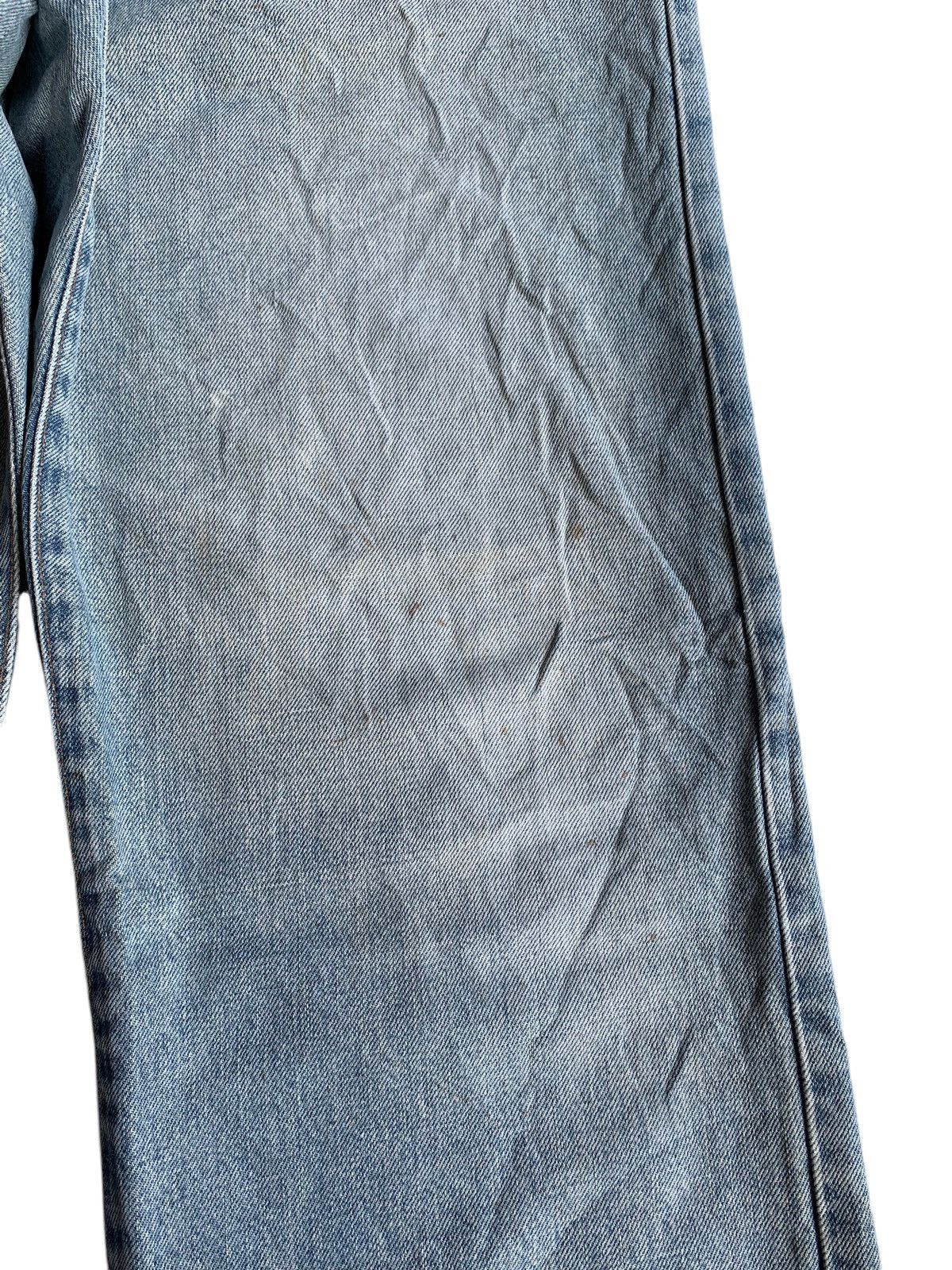Wrangler VINTAGE WRANGLER SELVEDGE BAGGY DISTRESSED DENIM Size US 33 - 19 Thumbnail