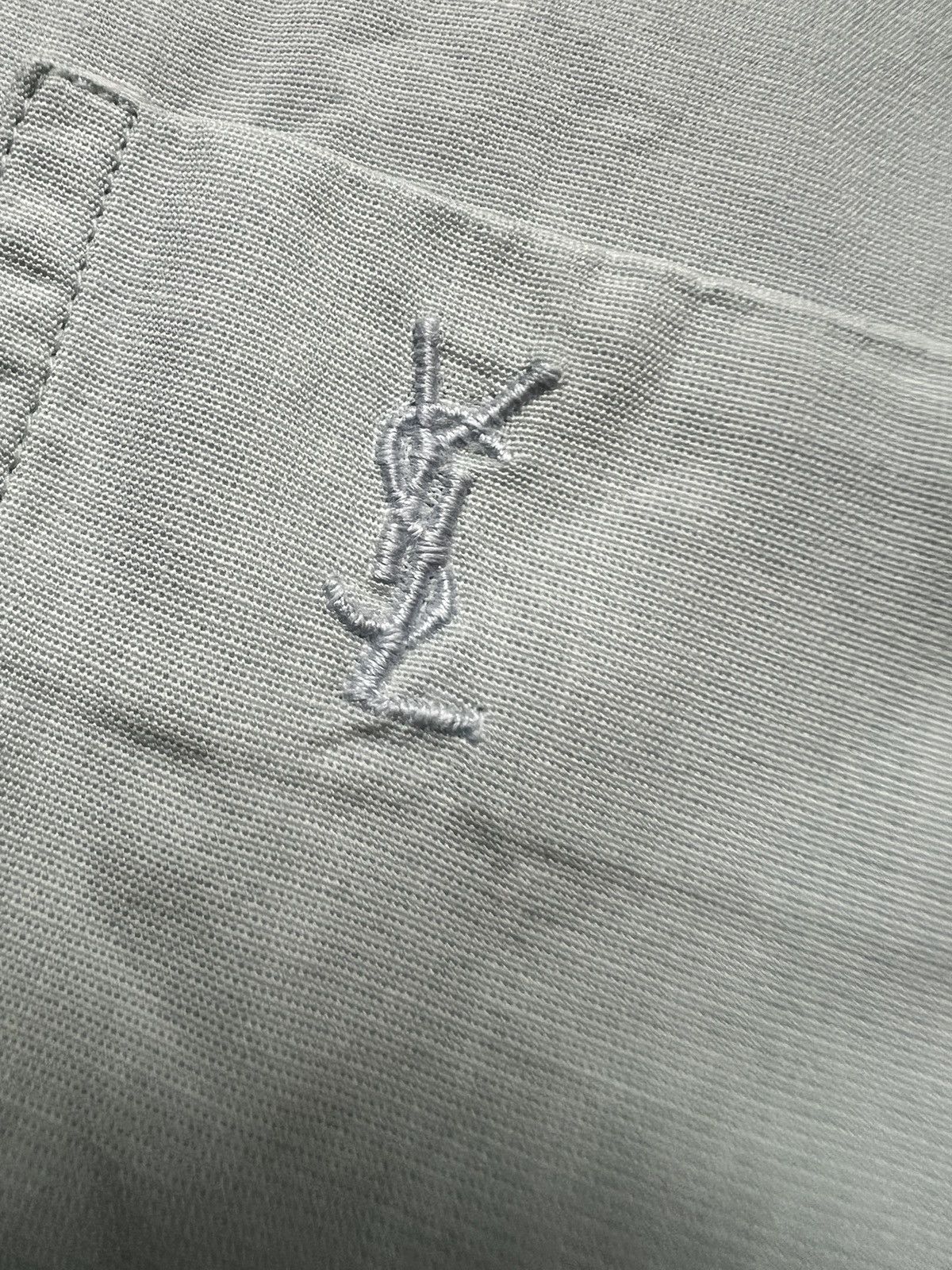 Yves Saint Laurent Lux YSL Shirt Cotton Yves Saint Laurent Summer Shirtsleeve Size US XXL / EU 58 / 5 - 6 Thumbnail