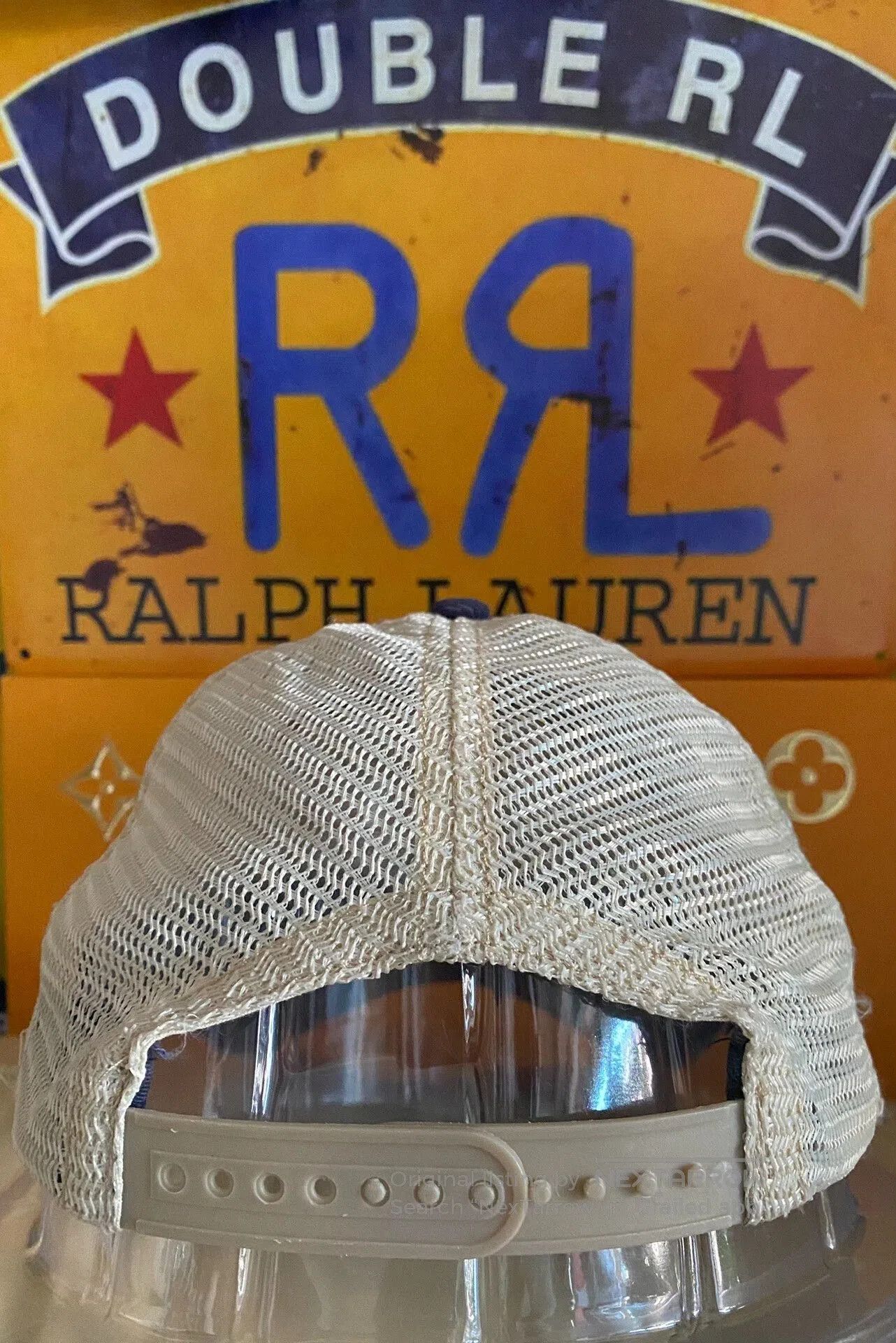 RRL Ralph Lauren RRL Double RL Vintage Navy Corduroy Trucker Hat. Size ONE SIZE - 6 Thumbnail