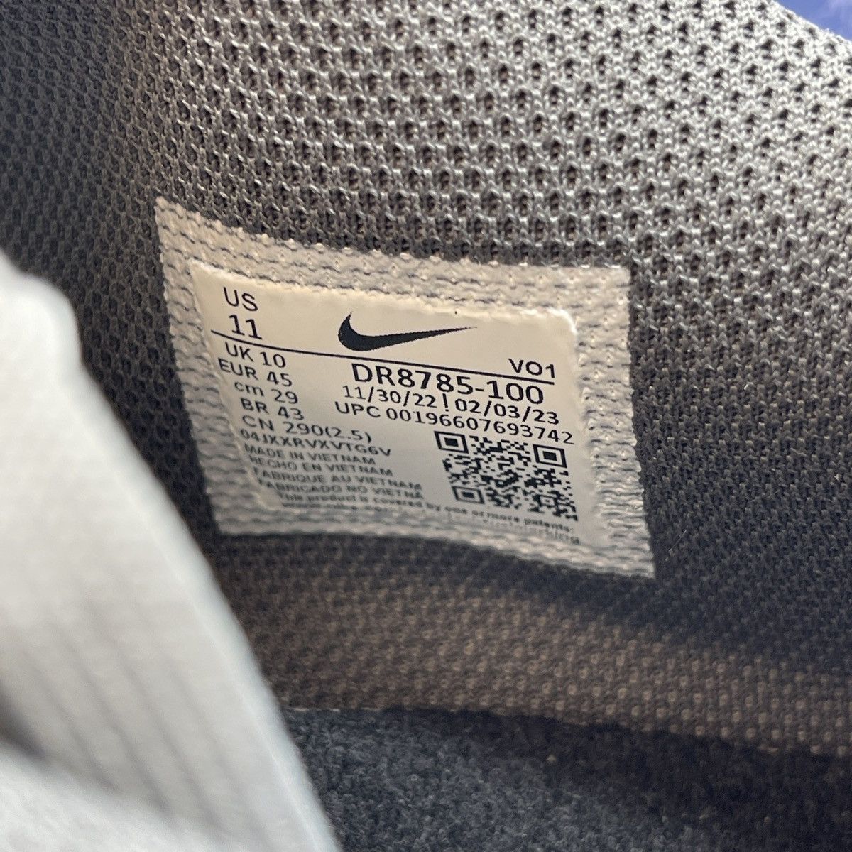Nike Ja 1 light smoke grey Size US 11 / EU 44 - 8 Thumbnail