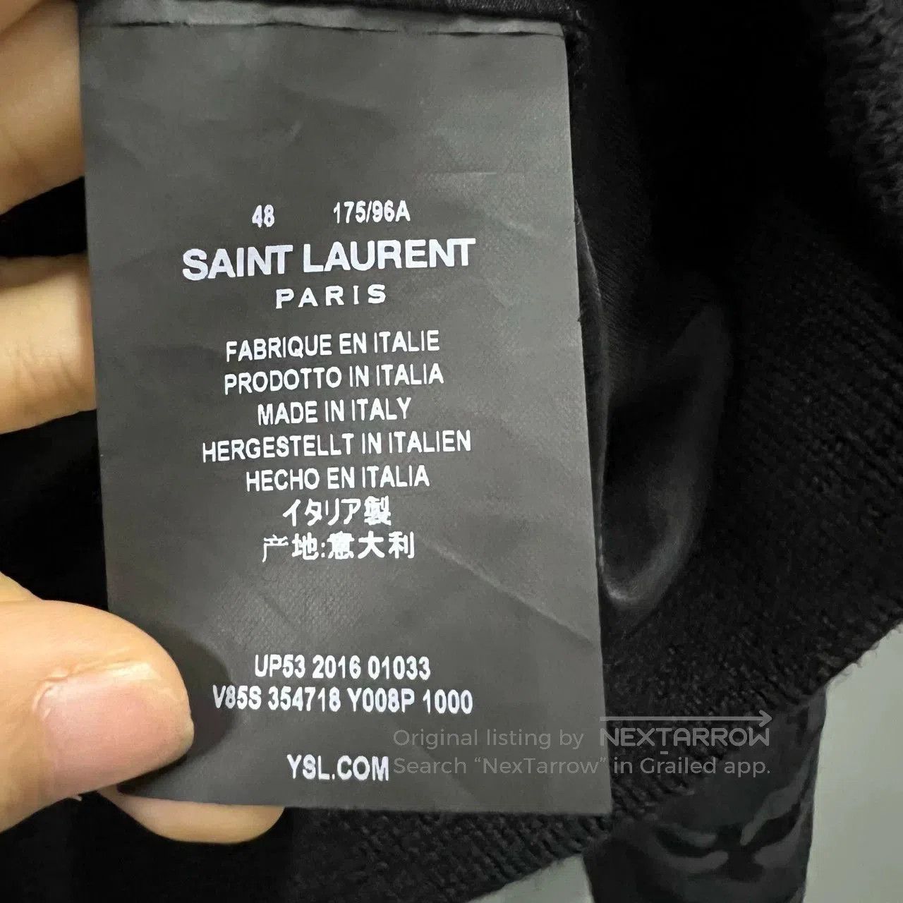 Saint Laurent Paris Saint Laurent Black Camo Baseball Jacket. Size US M / EU 48-50 / 2 - 5 Thumbnail