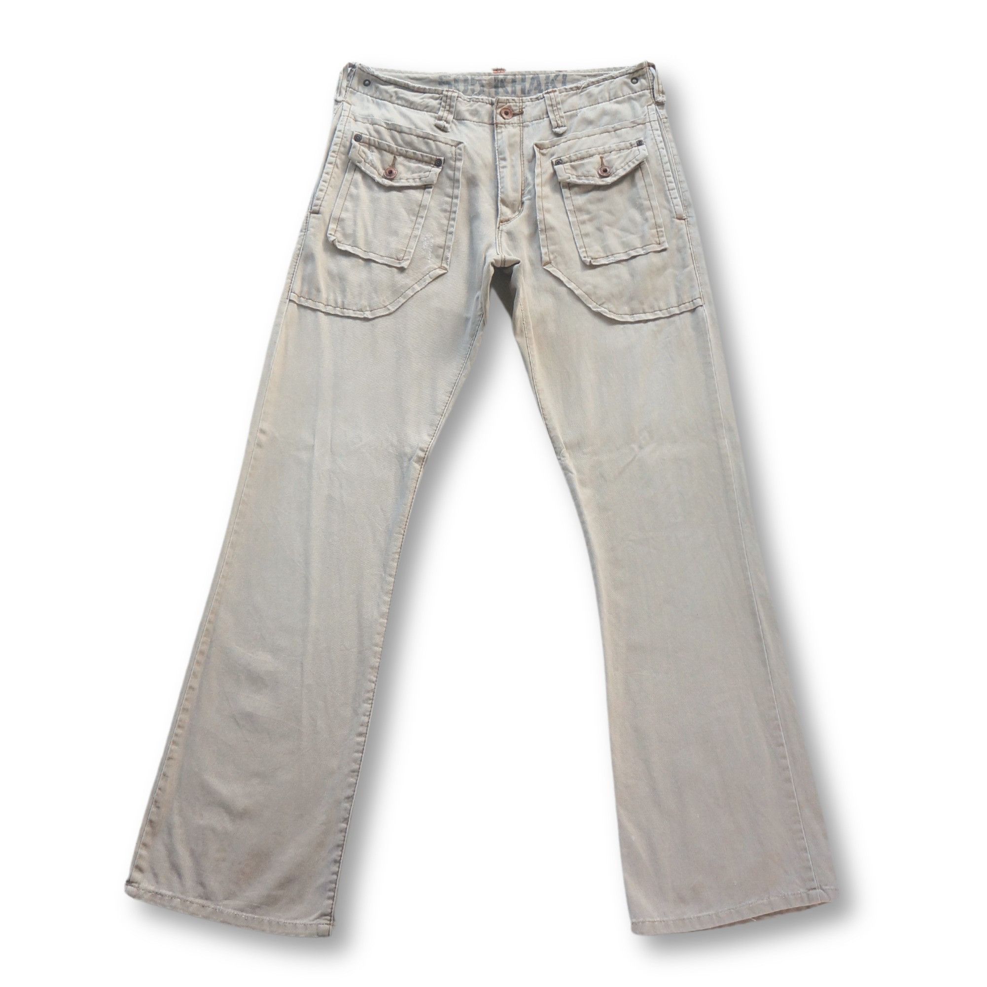 EDWIN 505 KHAKI Multi Pockets Vintage Style Pants