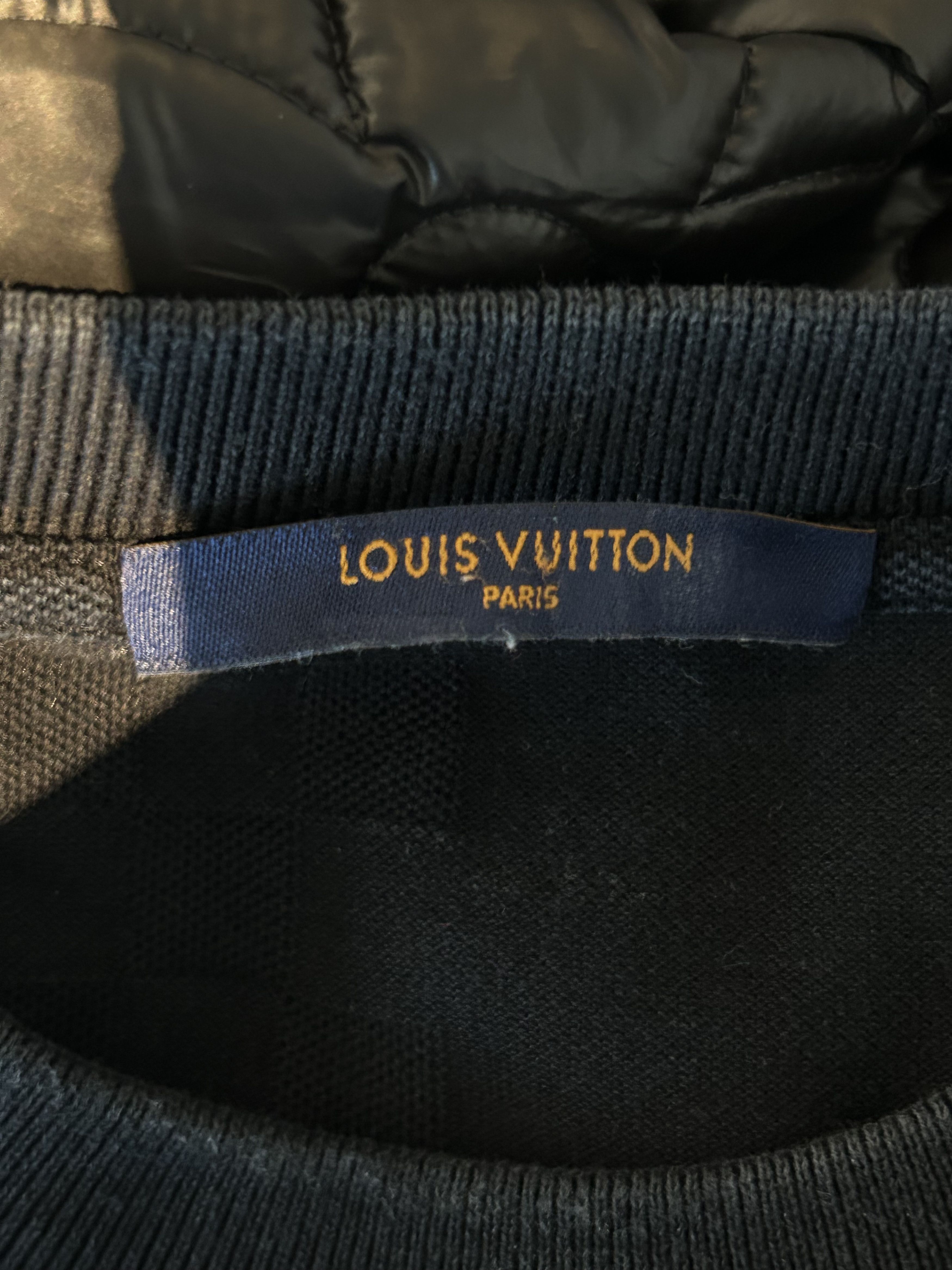 Louis Vuitton Louis Vuitton Black Half Damier Pocket T-Shirt Size US M / EU 48-50 / 2 - 3 Thumbnail