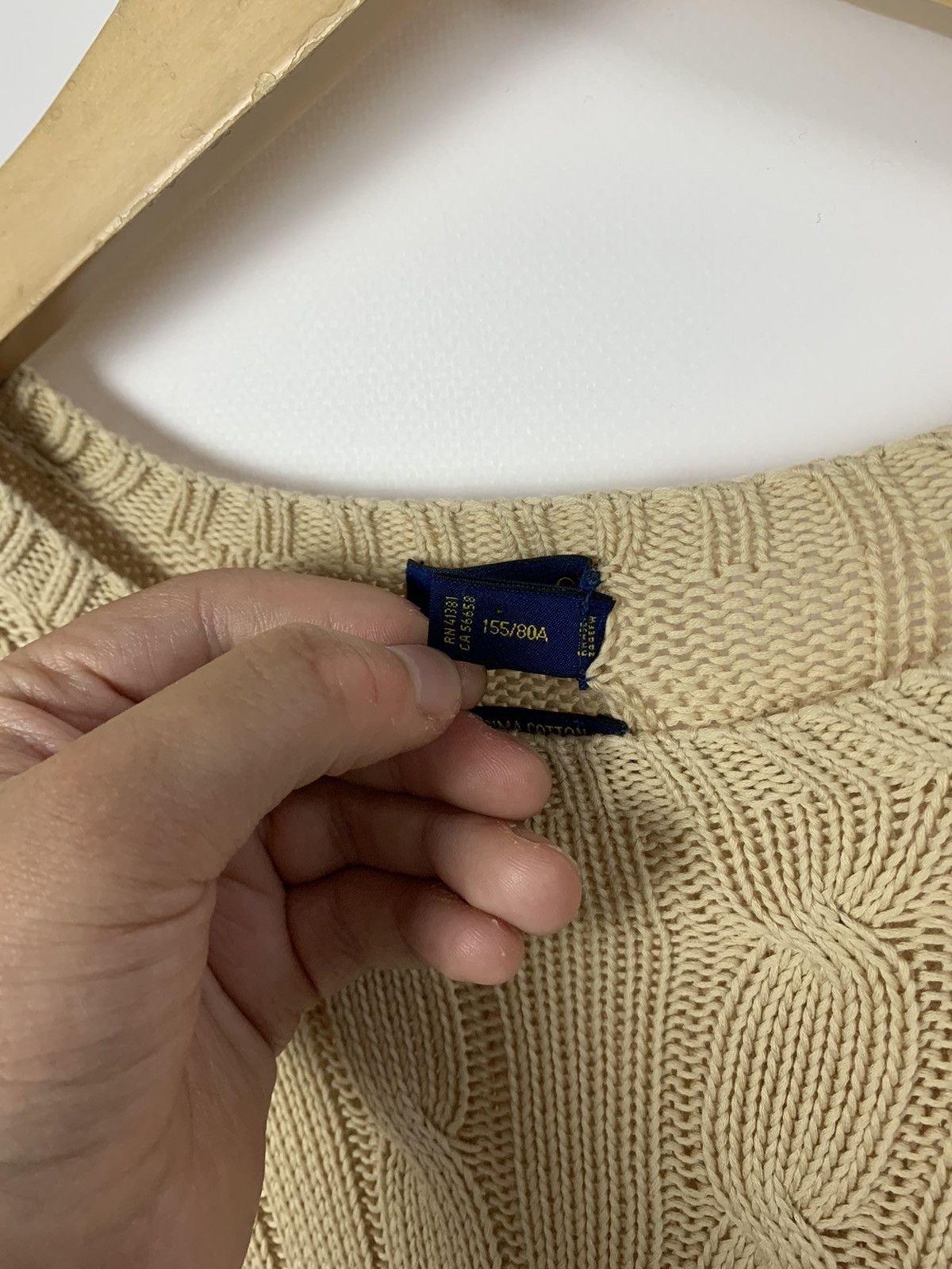 Polo Ralph Lauren Polo Ralph Lauren Cable Knit Sweater Size XS Beige Luxury Size XS / US 0-2 / IT 36-38 - 6 Thumbnail