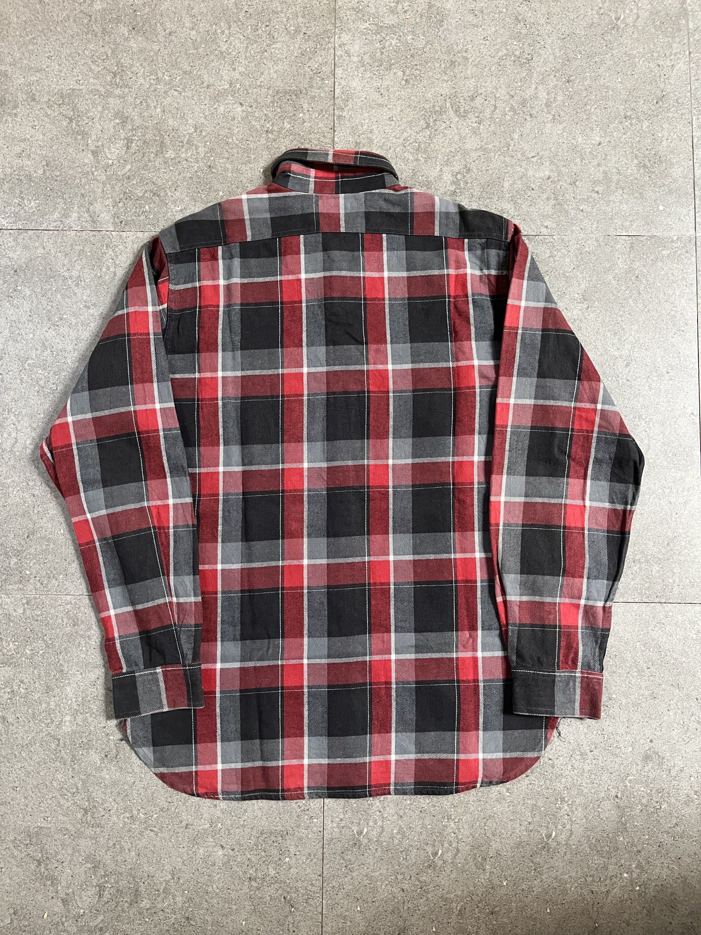Sugar Cane Vintage Sugar Cane Japan Flannel Plaid Shirt Size US L / EU 52-54 / 3 - 2 Thumbnail