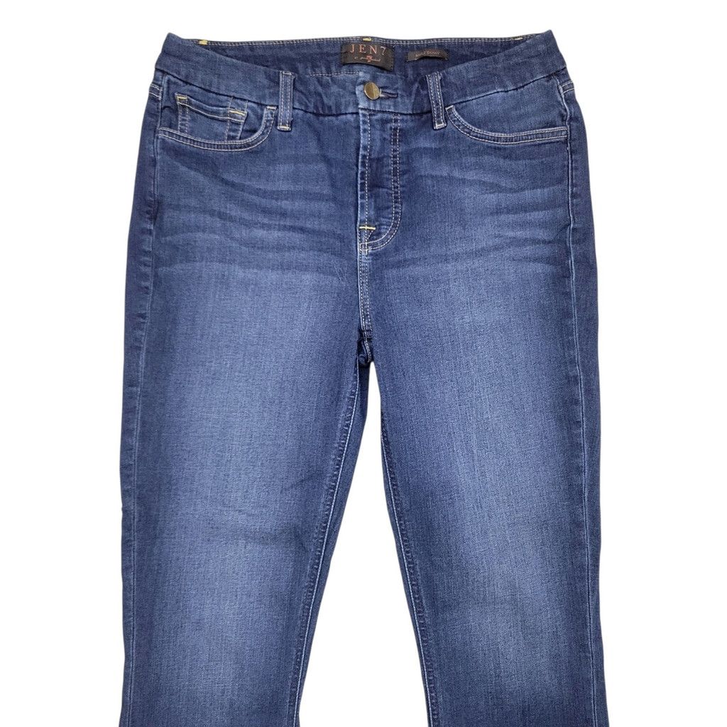 Jennifer Lopez Seven For All Mankind Jen7 Women's Medium Wash Blue Ankle Sk Size 30" / US 8 / IT 44 - 8 Thumbnail