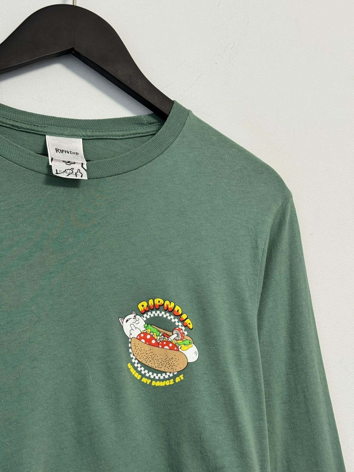 RIPNDIP Rip N Dip Men’s Small Long sleeve T-shirt Skateboarding Size US S / EU 44-46 / 1 - 4 Thumbnail