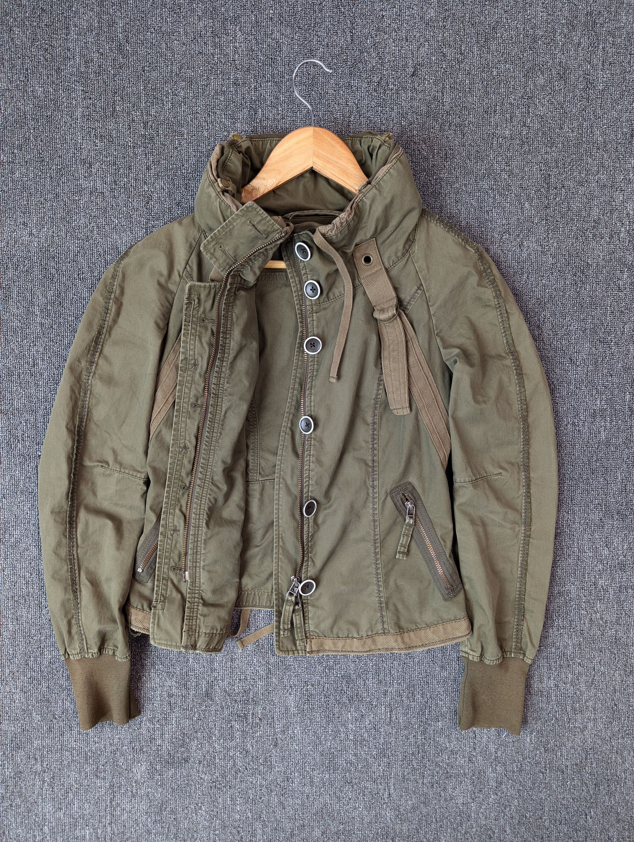 Marithe + Francois Girbaud Marithe Francois Girbaud Tactical Military Hooded Jacket Size M / US 6-8 / IT 42-44 - 7 Thumbnail