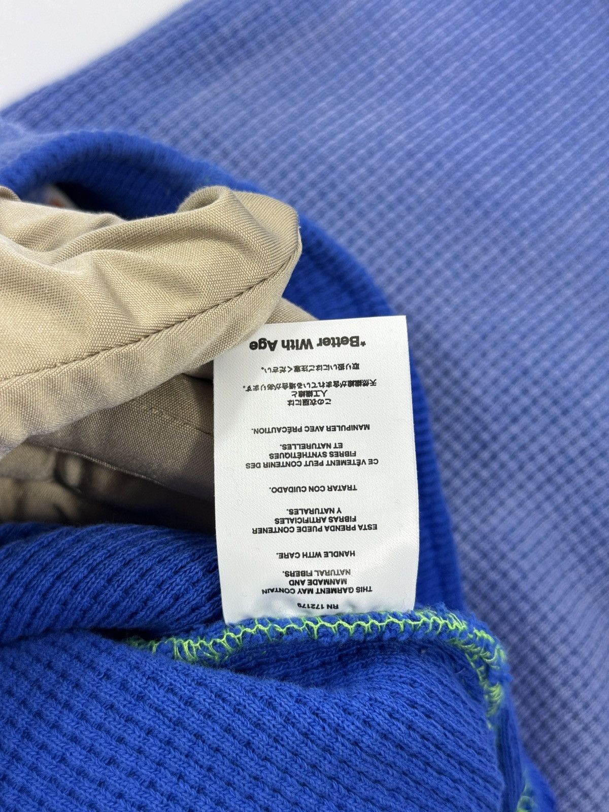 Better With Age RICKY PATCH WORK WAFFLE SWEATPANTS Size US 34 / EU 50 - 11 Thumbnail