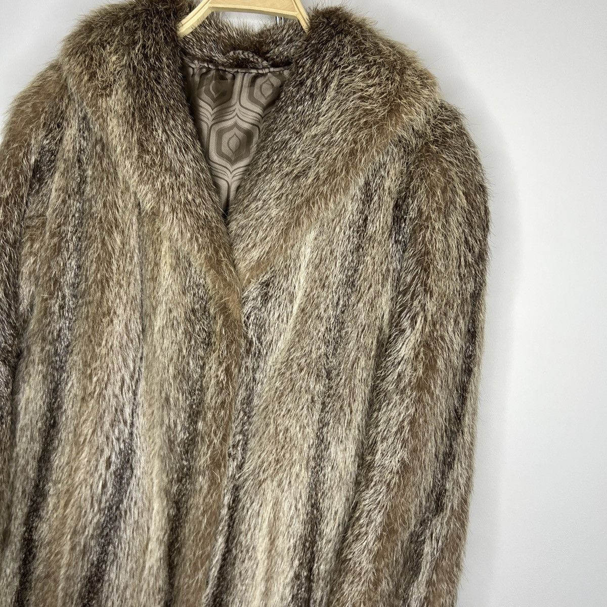 Vintage 90s Vintage Real Rabbit Fur Coat Jacket Heavy Opium Punk Y2K Size US M / EU 48-50 / 2 - 4 Thumbnail