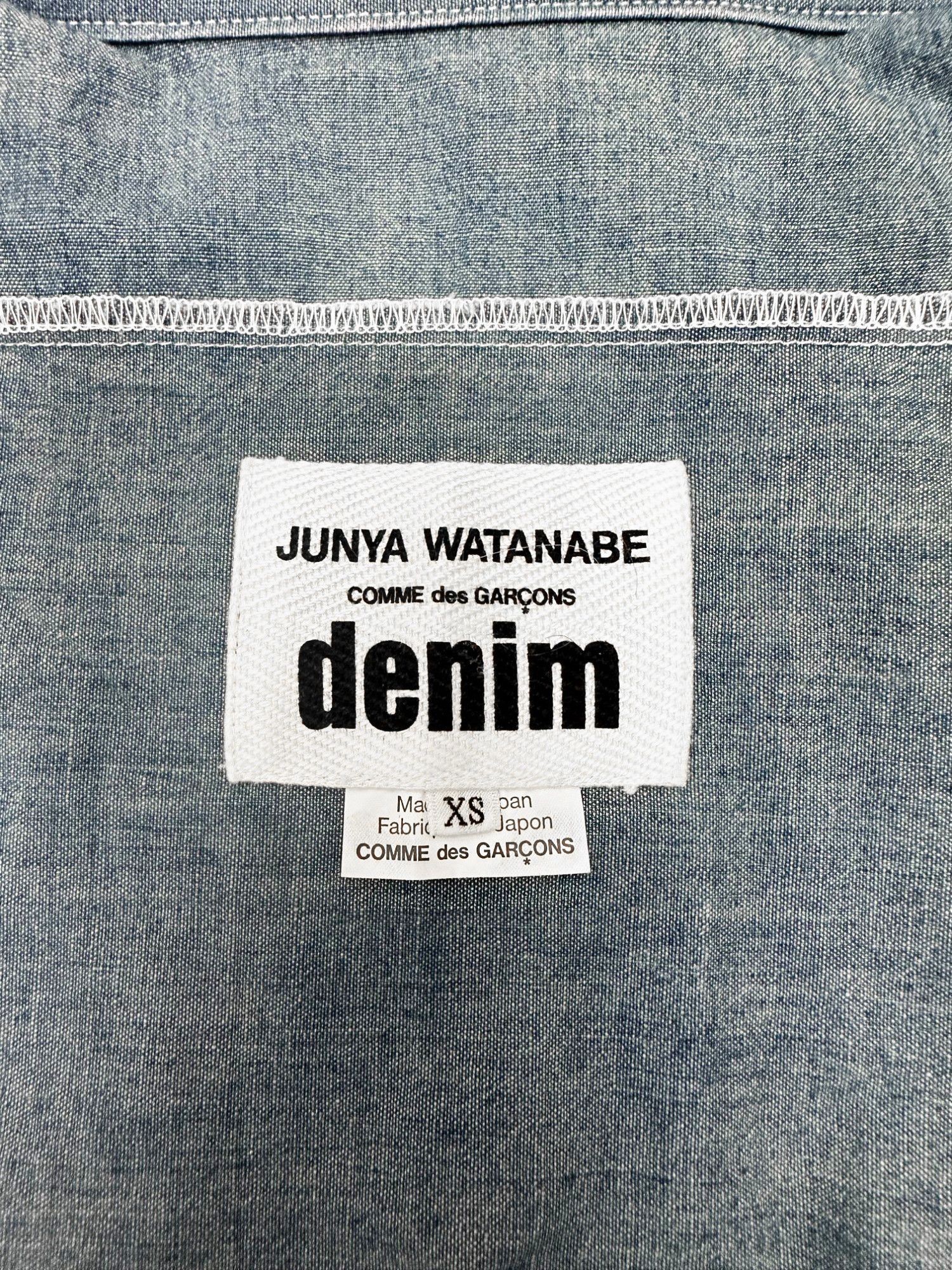 Junya Watanabe S/S 2016 Denim Button Up Bow Dress Size XS / US 0-2 / IT 36-38 - 8 Thumbnail
