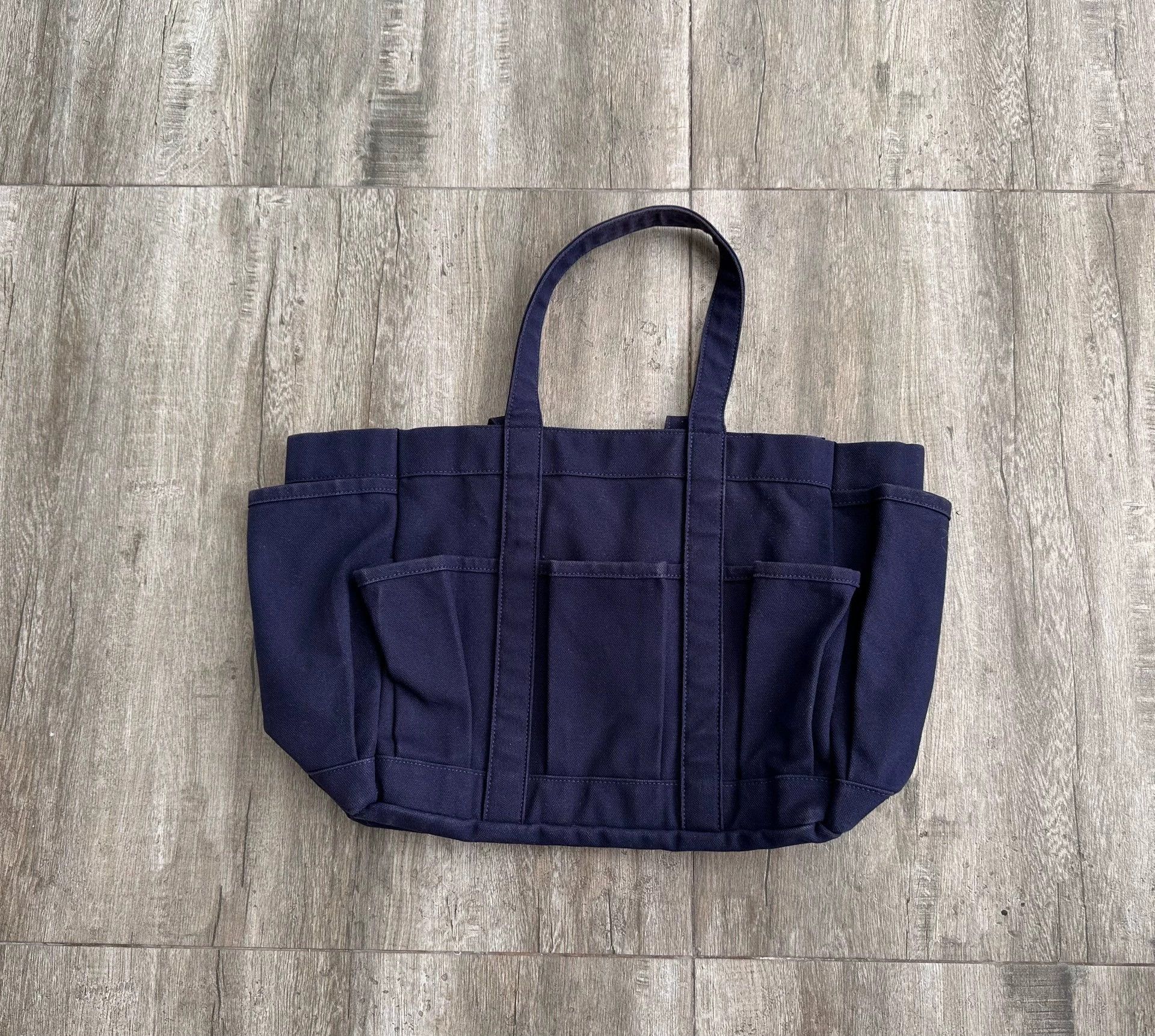 Comme des Garcons SHIRT COMME DES GARCONS SHIRT Washed Distressed TOTE Good Size ONE SIZE - 1 Thumbnail
