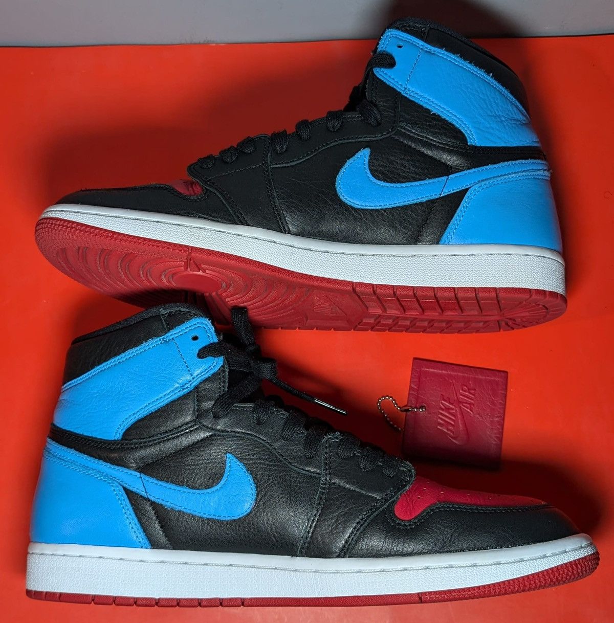 Size 12.5W/11M - Jordan 1 High OG UNC To Chicago Footwear