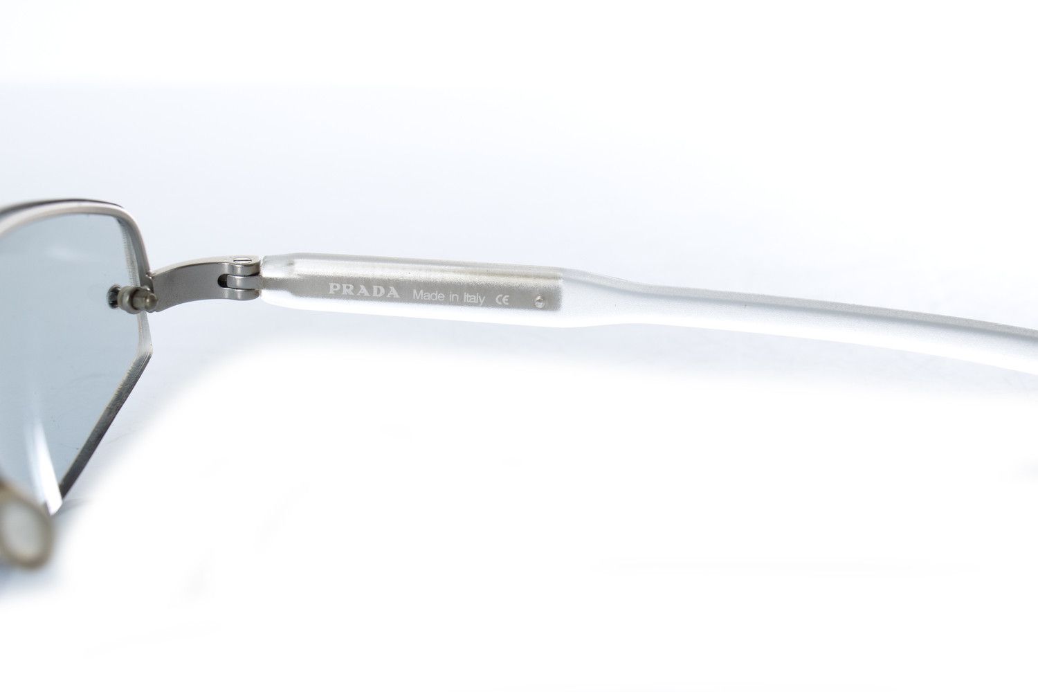 Prada Prada, rimless metal and plastic sunglasses Size ONE SIZE - 7 Thumbnail