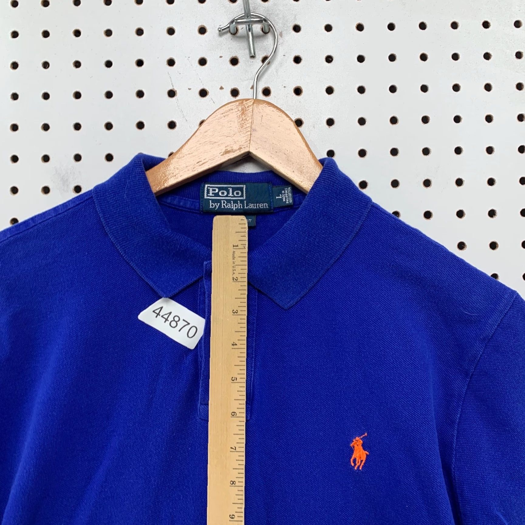 Polo Ralph Lauren VINTAGE Polo Ralph Lauren Shirt Mens Large Royal Blue Orange Pony Custom Fit Polo Shirt Men Large Royal Blue Orange Pony Custom Fit Size US L / EU 52-54 / 3 - 5 Thumbnail