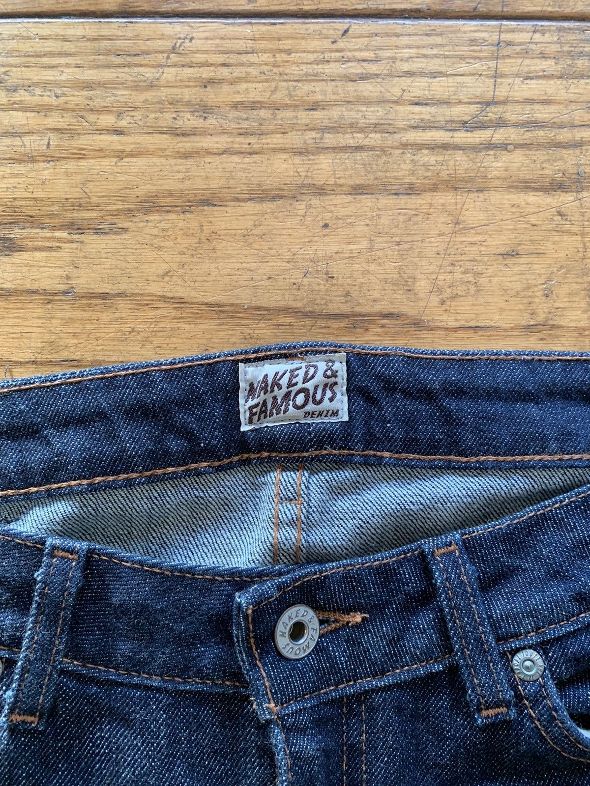 Naked & Famous Naked & Famous Selvedge Dark Wash Denim Size US 30 / EU 46 - 2 Thumbnail