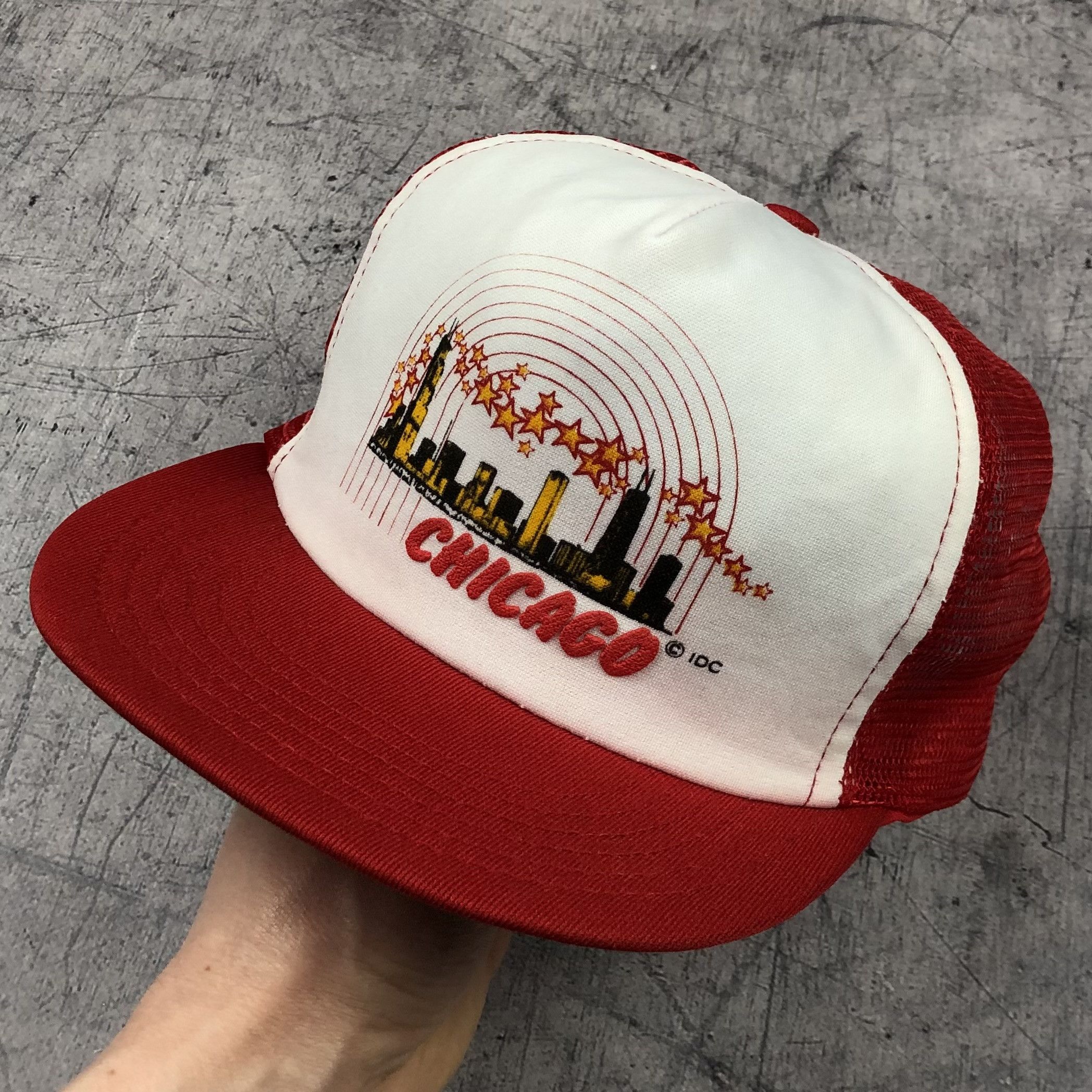 Vintage Vintage 90s USA Chicago City Cap Size ONE SIZE - 4 Thumbnail