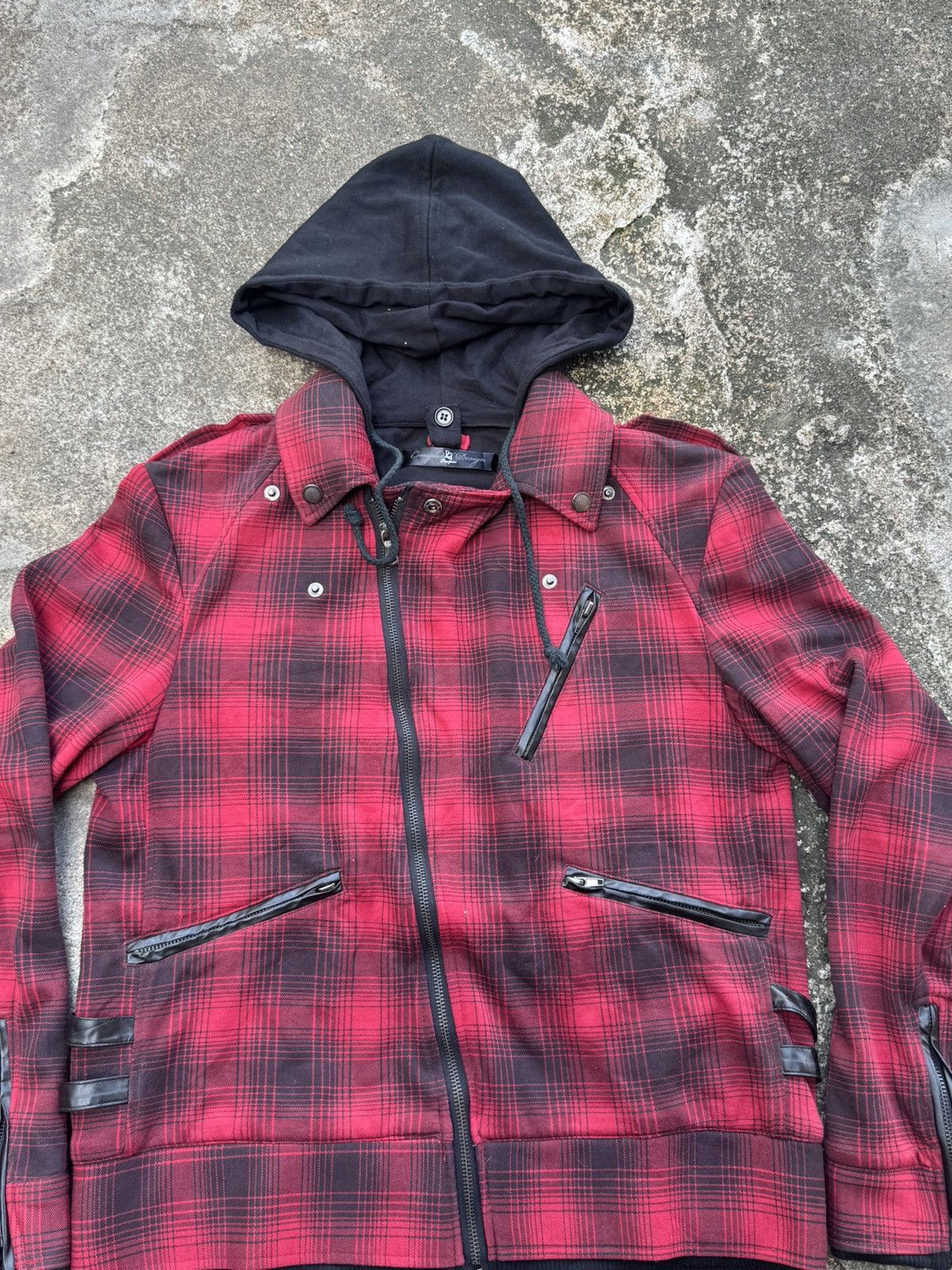 Japanese Brand × PPFM Asymmetrical Bondage Jacket Hoodie Archived Styled Size US M / EU 48-50 / 2 - 3 Thumbnail