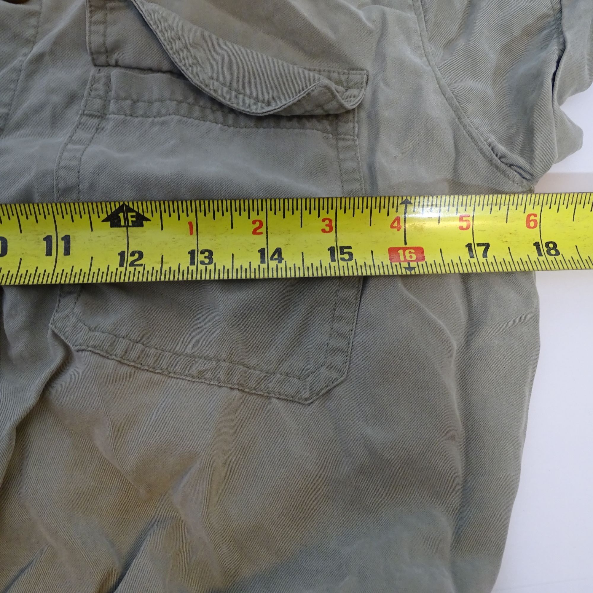 Banana Republic Banana Republic Khaki Green Utility Shirtdress Dress Size XS Size XS / US 0-2 / IT 36-38 - 9 Thumbnail