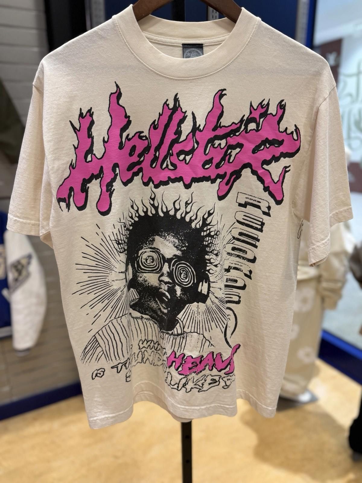 HELLSTAR Hellstar Men's Pink White T-Shirt Size (Small) Authentic Size US S / EU 44-46 / 1 - 2 Thumbnail