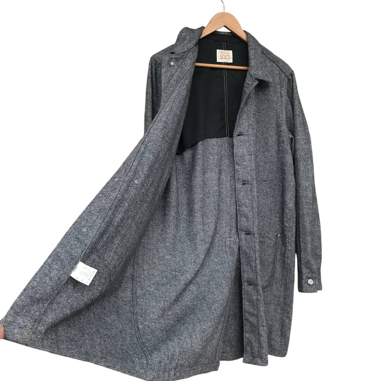 Big John VINTAGE BIGJOHN WORKWEAR FOR STREET LONGJACKET DENIM Size US L / EU 52-54 / 3 - 6 Thumbnail