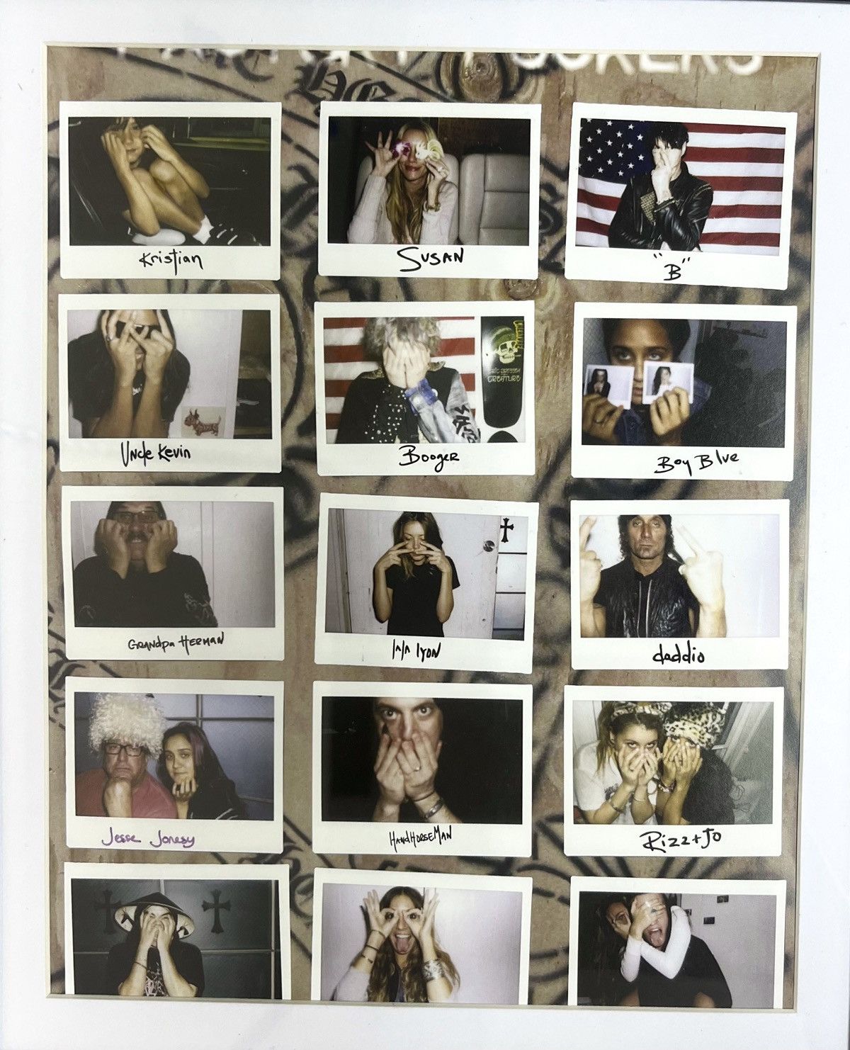 Chrome Hearts × Vintage Chrome Hearts faces Framed poster 8x11 magazine cutout Size ONE SIZE - 2 Thumbnail