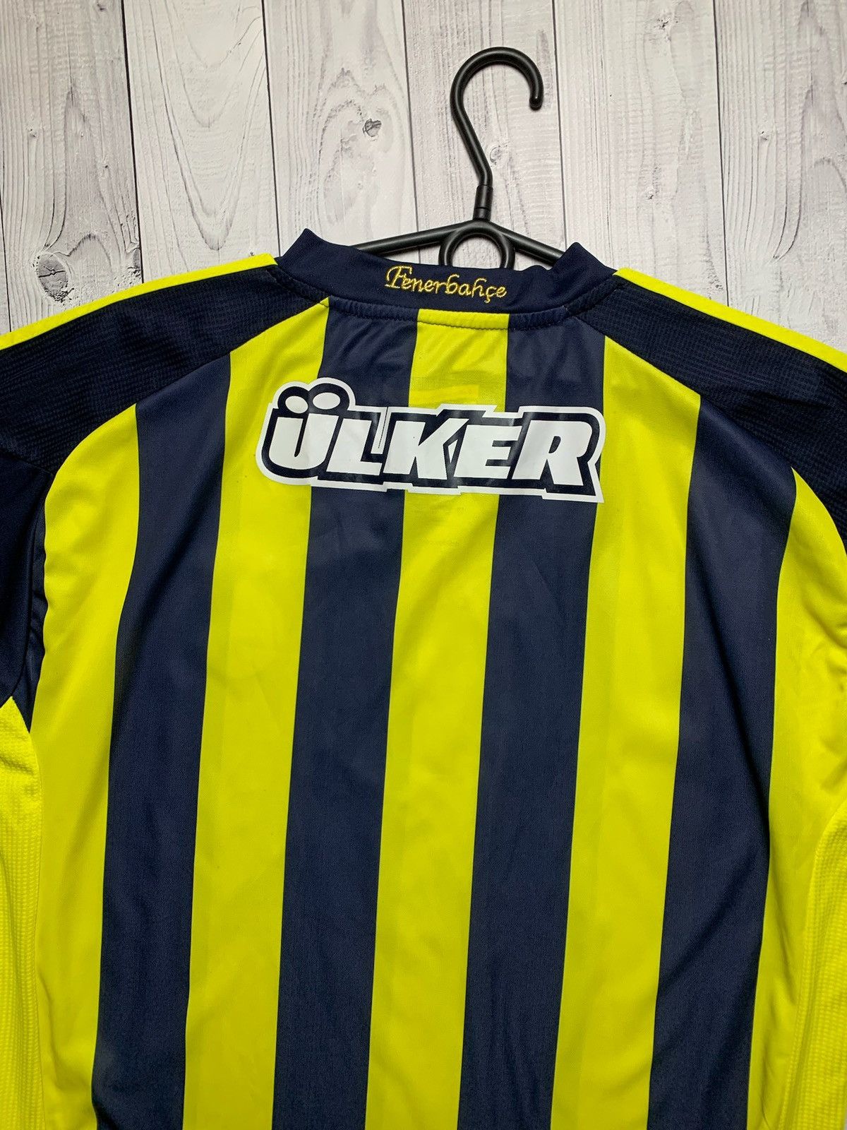 Vintage Vintage Fenerbahce soccer tee striped yellow size L Size US L / EU 52-54 / 3 - 7 Thumbnail