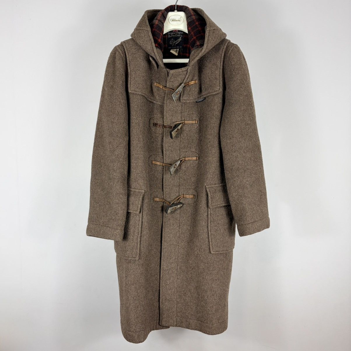 Gloverall Vintage 80s Gloverall Coat Wool Women Jacket England Size S / US 4 / IT 40 - 1 Thumbnail