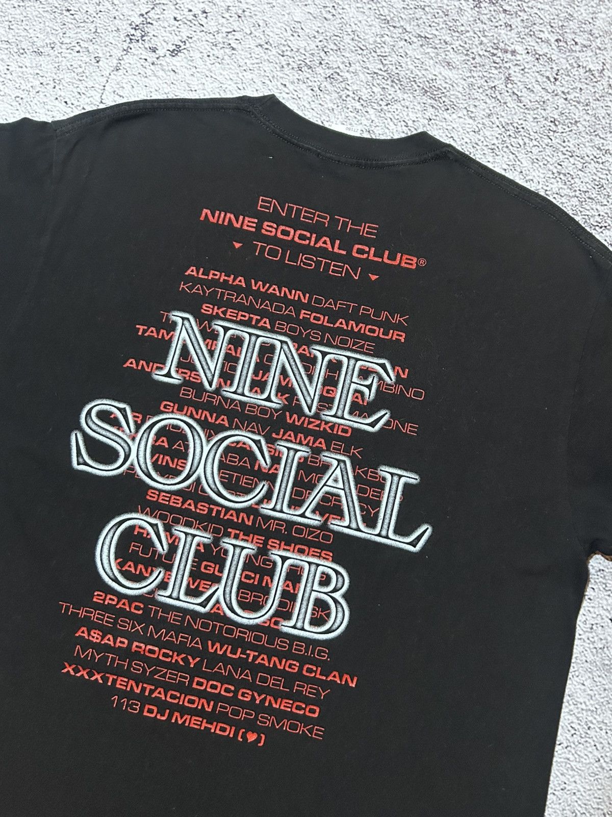 Rap Tees Nine Social Club “Staff Musical Tastes” 2020 Exclusive Size US L / EU 52-54 / 3 - 5 Thumbnail