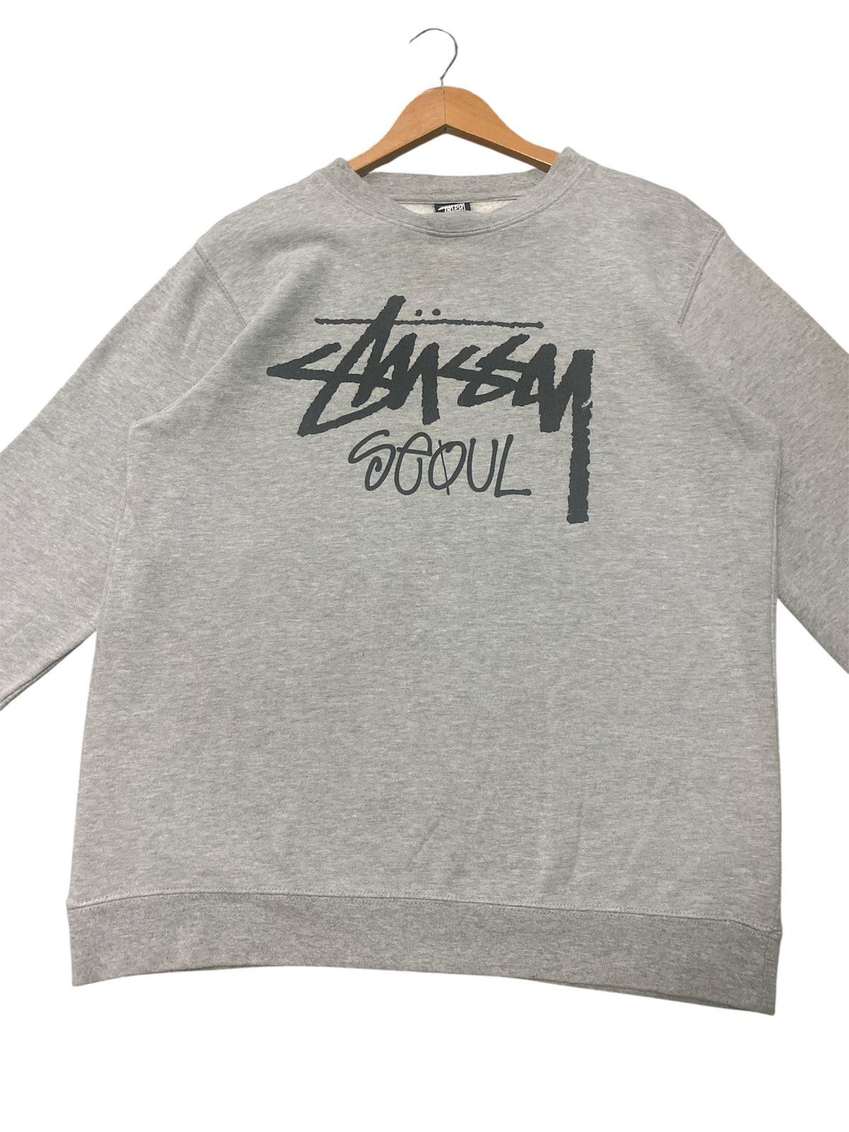 Stussy × Vintage 💸BINDING OFFER💸VINTAGE STUSSY SEOUL SWEATSHIRT TEE💥 Size US M / EU 48-50 / 2 - 4 Thumbnail