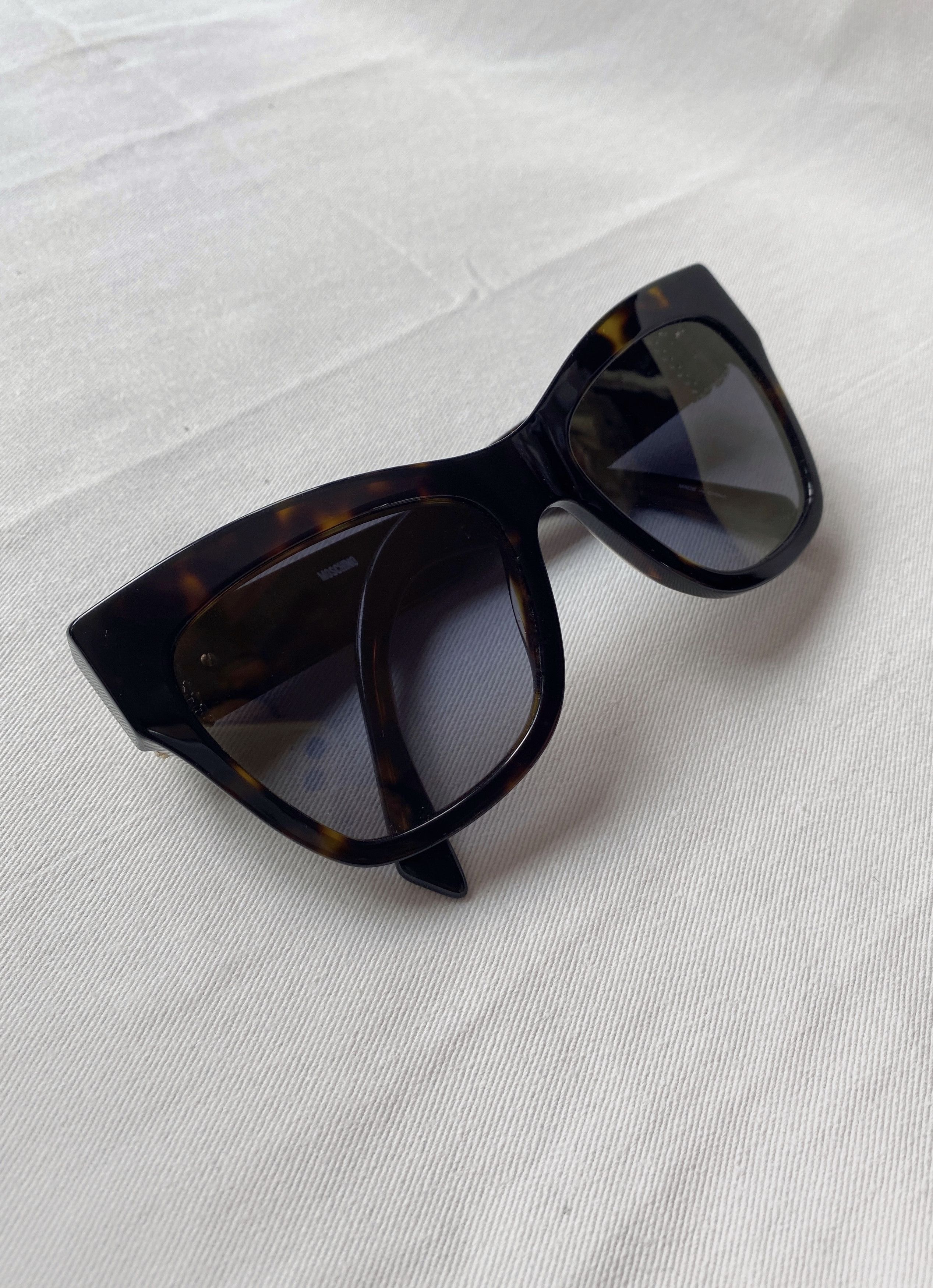 Moschino Moschino Havana Gradient Tortoiseshell Sunglasses Size ONE SIZE - 6 Thumbnail